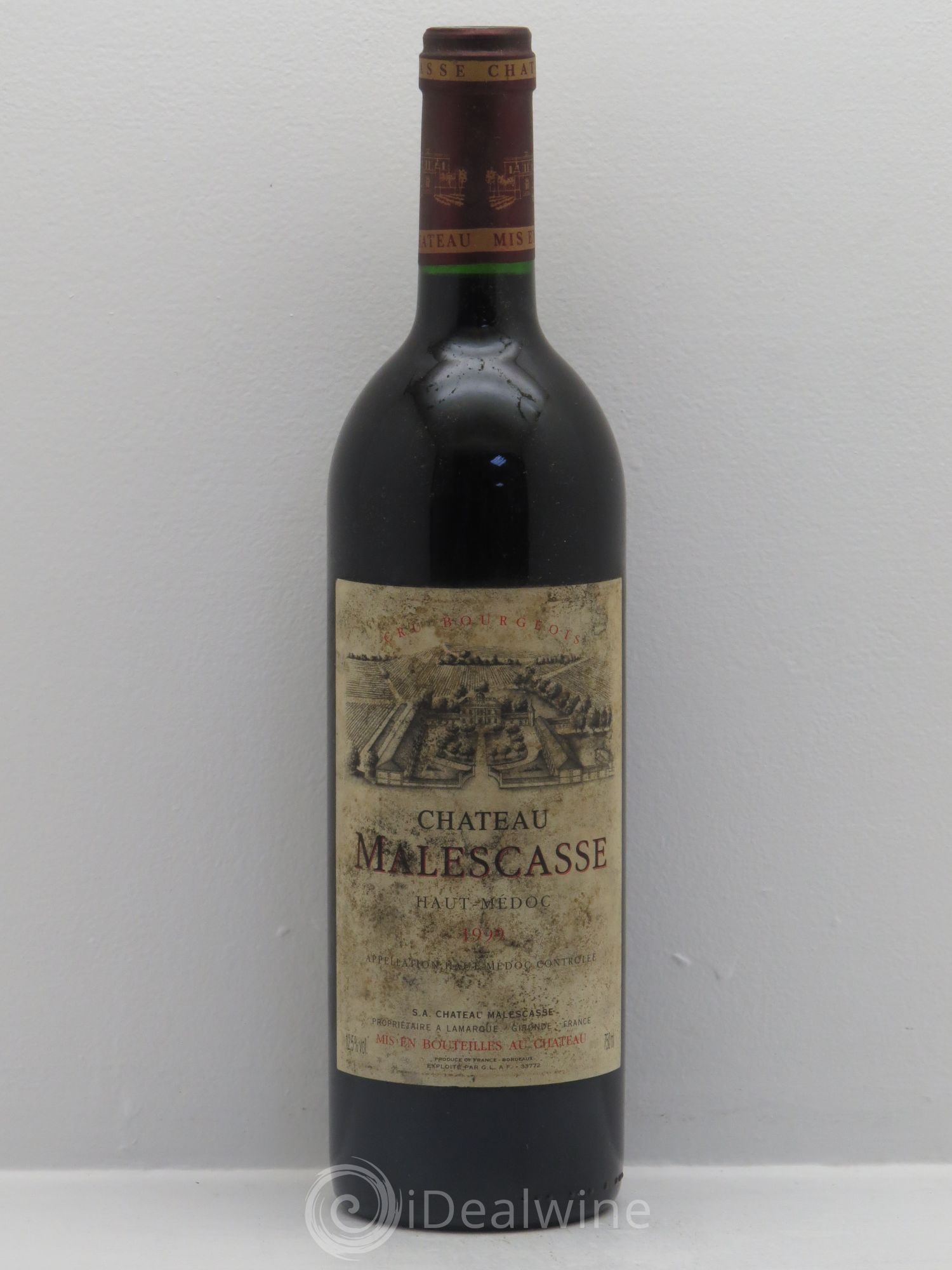 Château Malescasse Cru Bourgeois Exceptionnel 1999 - Lot de 1 bouteille - 0