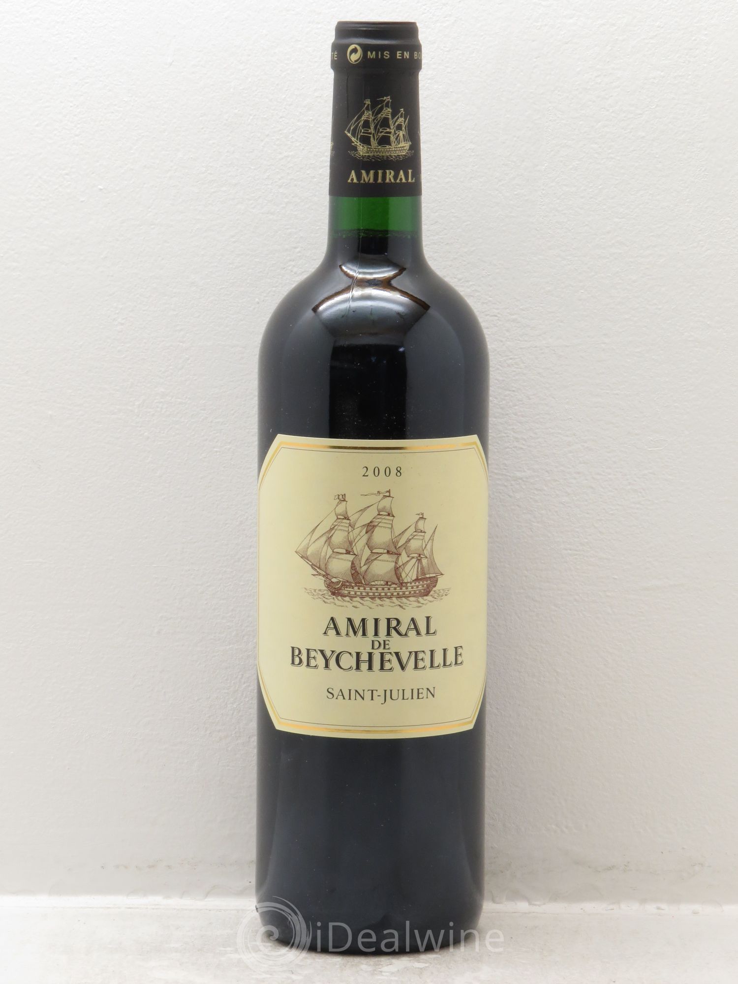 Amiral de Beychevelle Second Vin 2008 - Lot de 12 bouteilles - 0