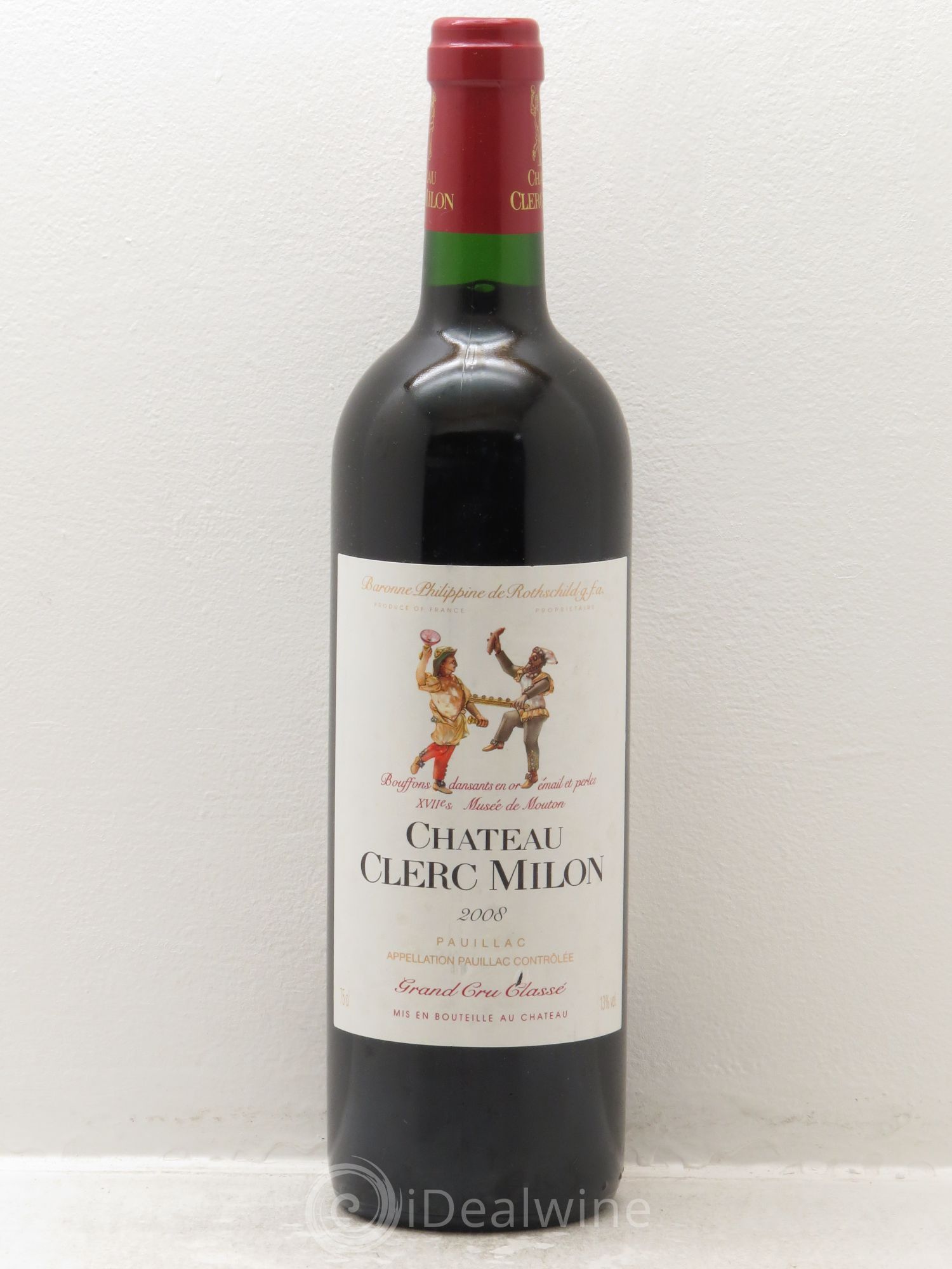 Château Clerc Milon 5ème Grand Cru Classé 2008 - Lot de 1 bouteille - 0
