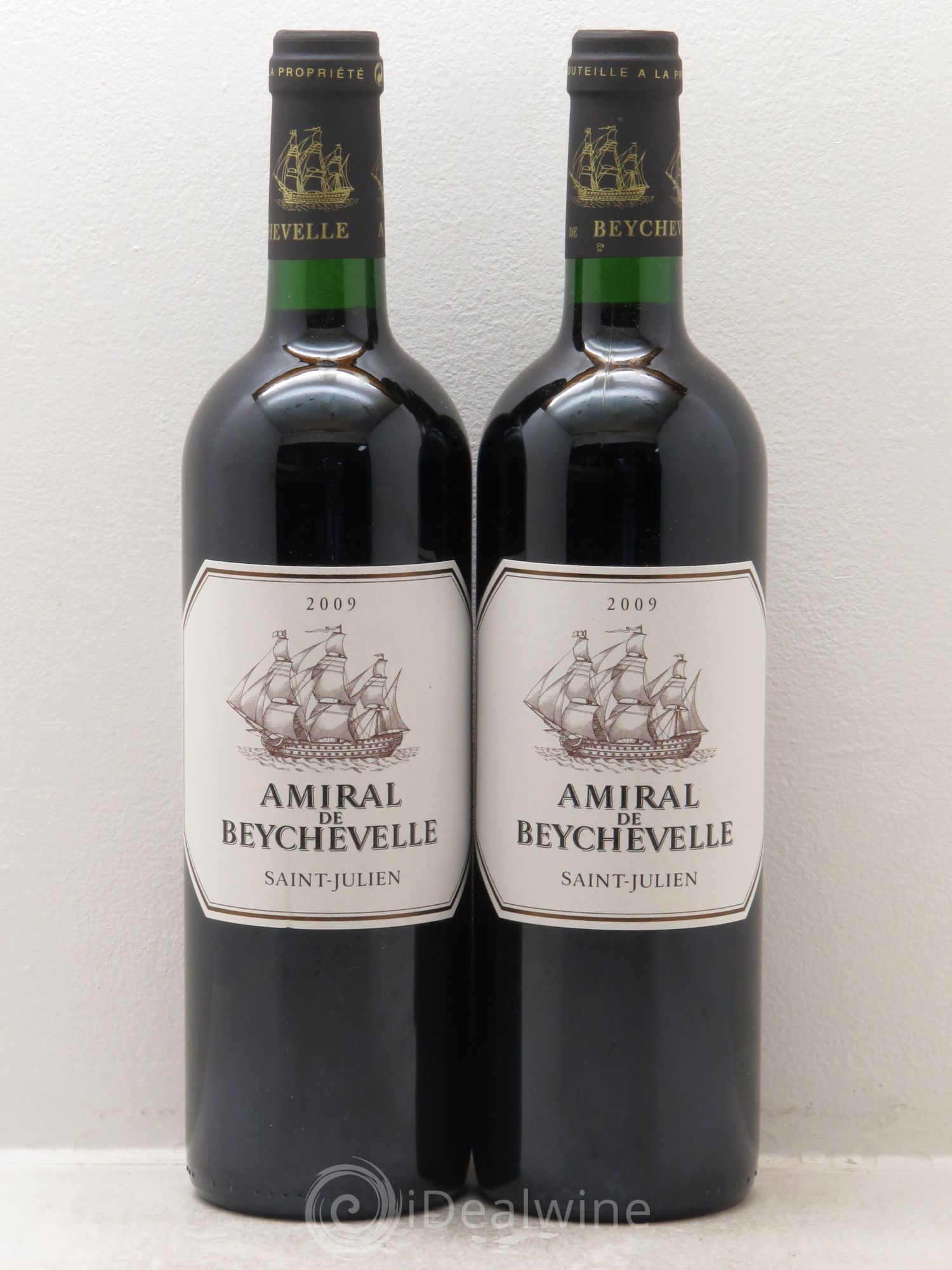 Amiral de Beychevelle Second Vin 2009 - Lot de 2 bouteilles - 0