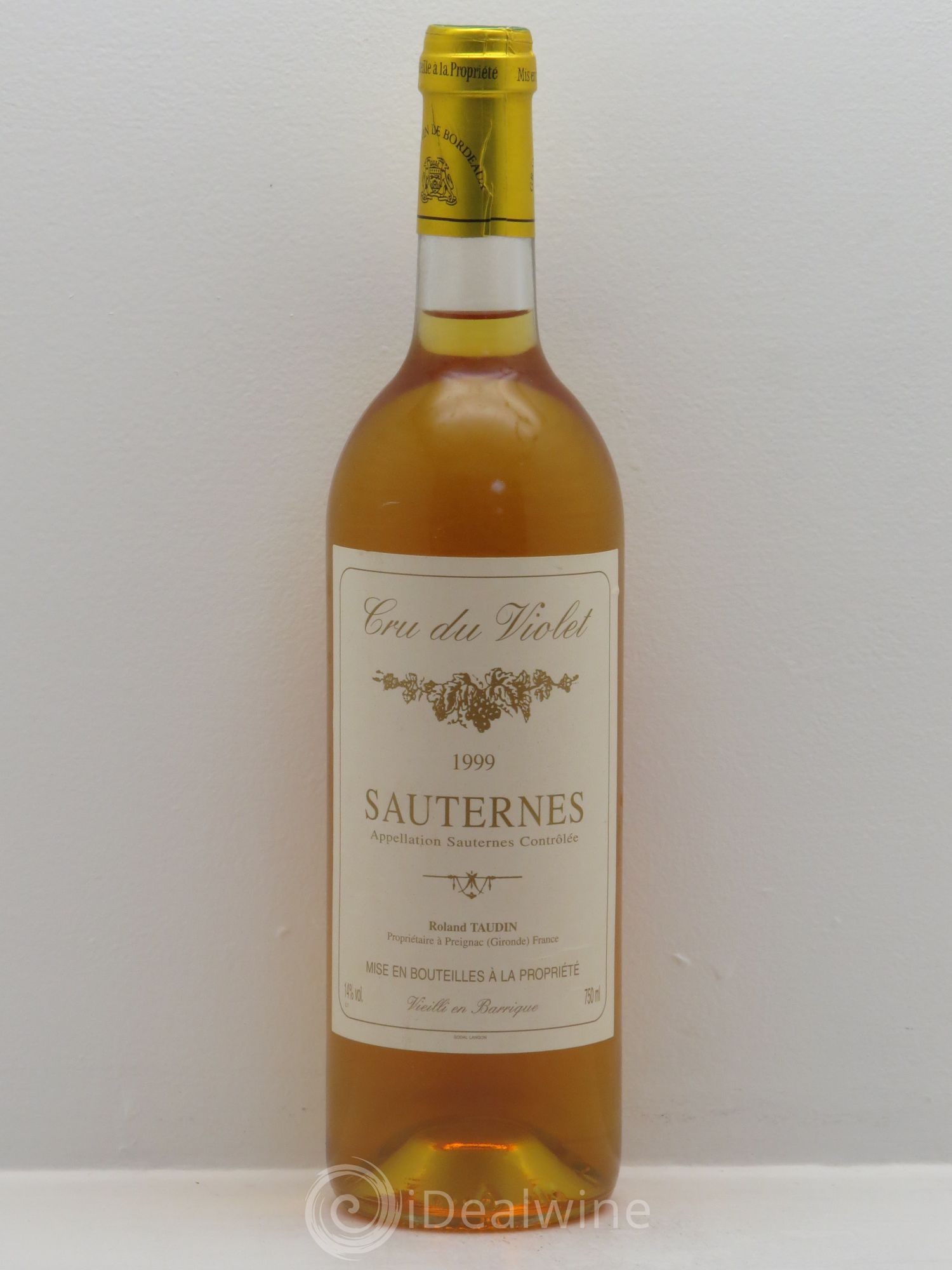 Sauternes Cru du Violet 1999 - Lotto di 1 bottiglia - 0