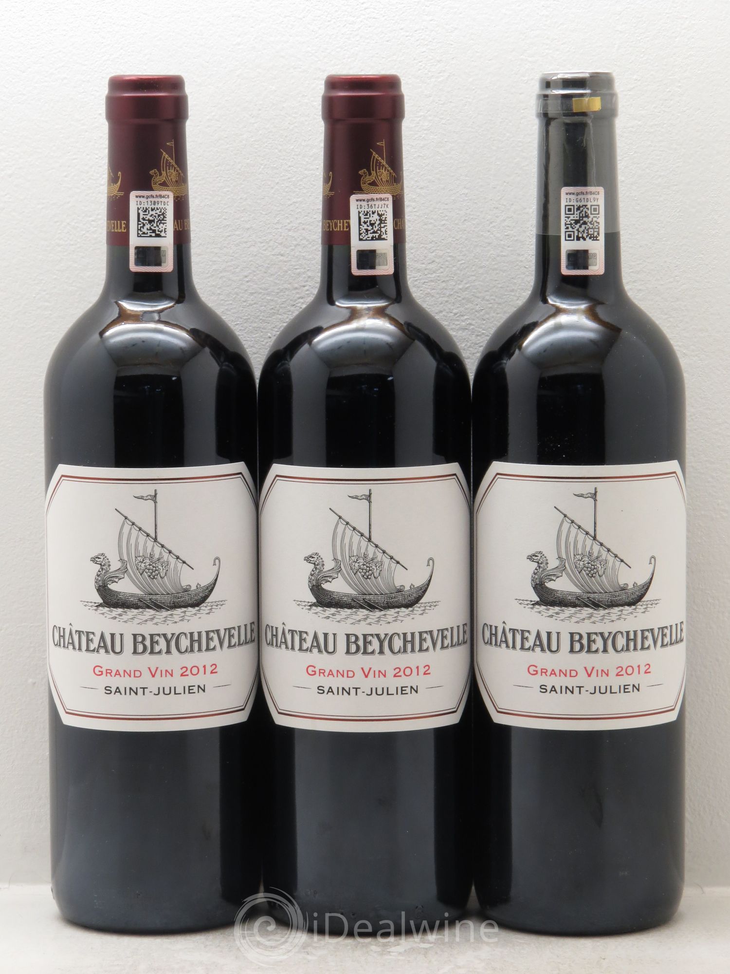 Château Beychevelle 4ème Grand Cru Classé 2012 - Lot de 3 bouteilles - 0
