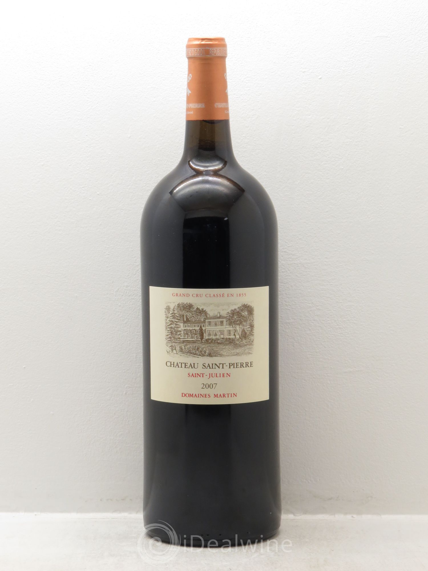 Château Saint-Pierre 4ème Grand Cru Classé 2007 - Lot de 1 magnum - 0