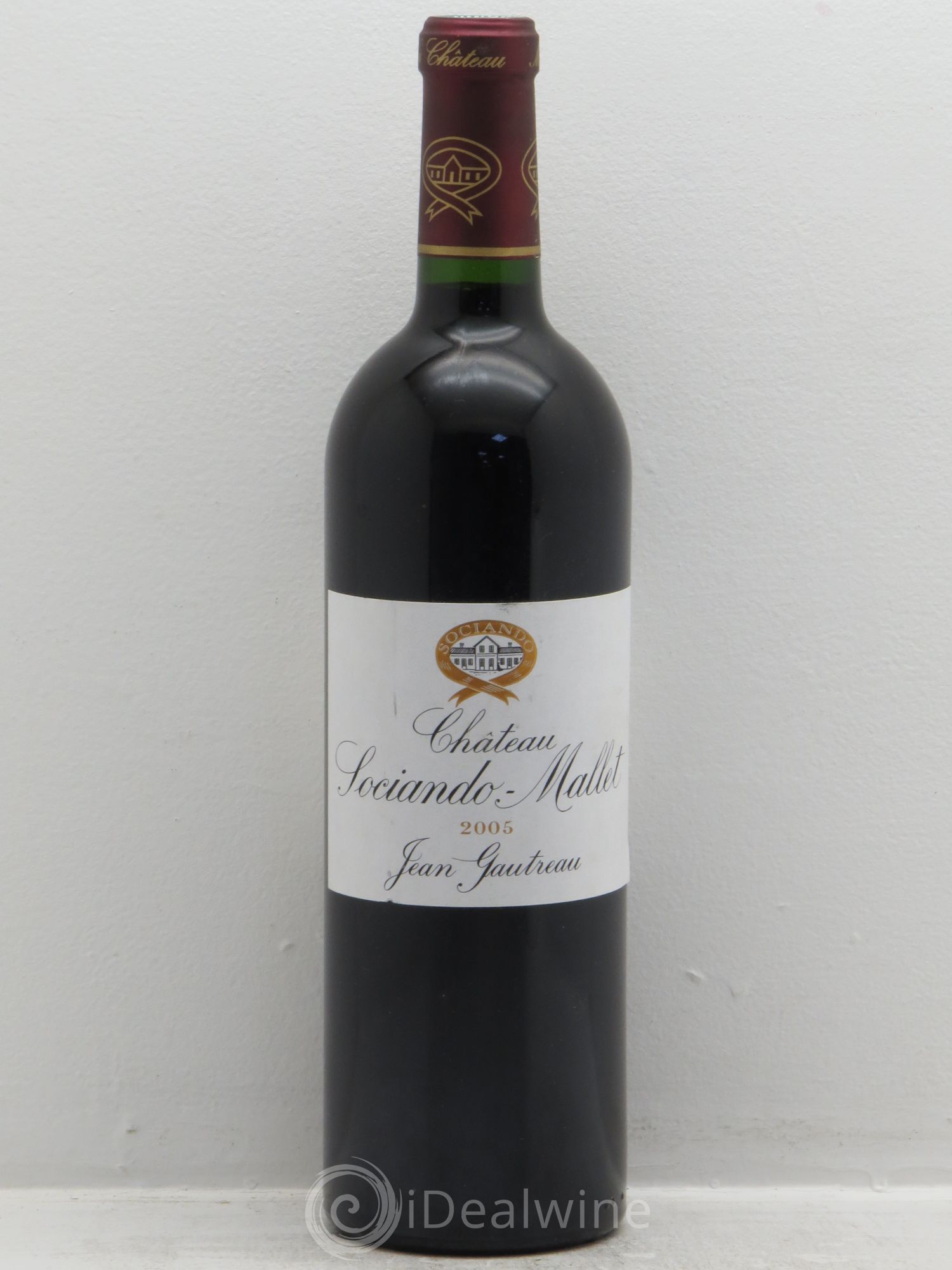 Château Sociando Mallet 2005 - Lot de 1 bouteille - 0