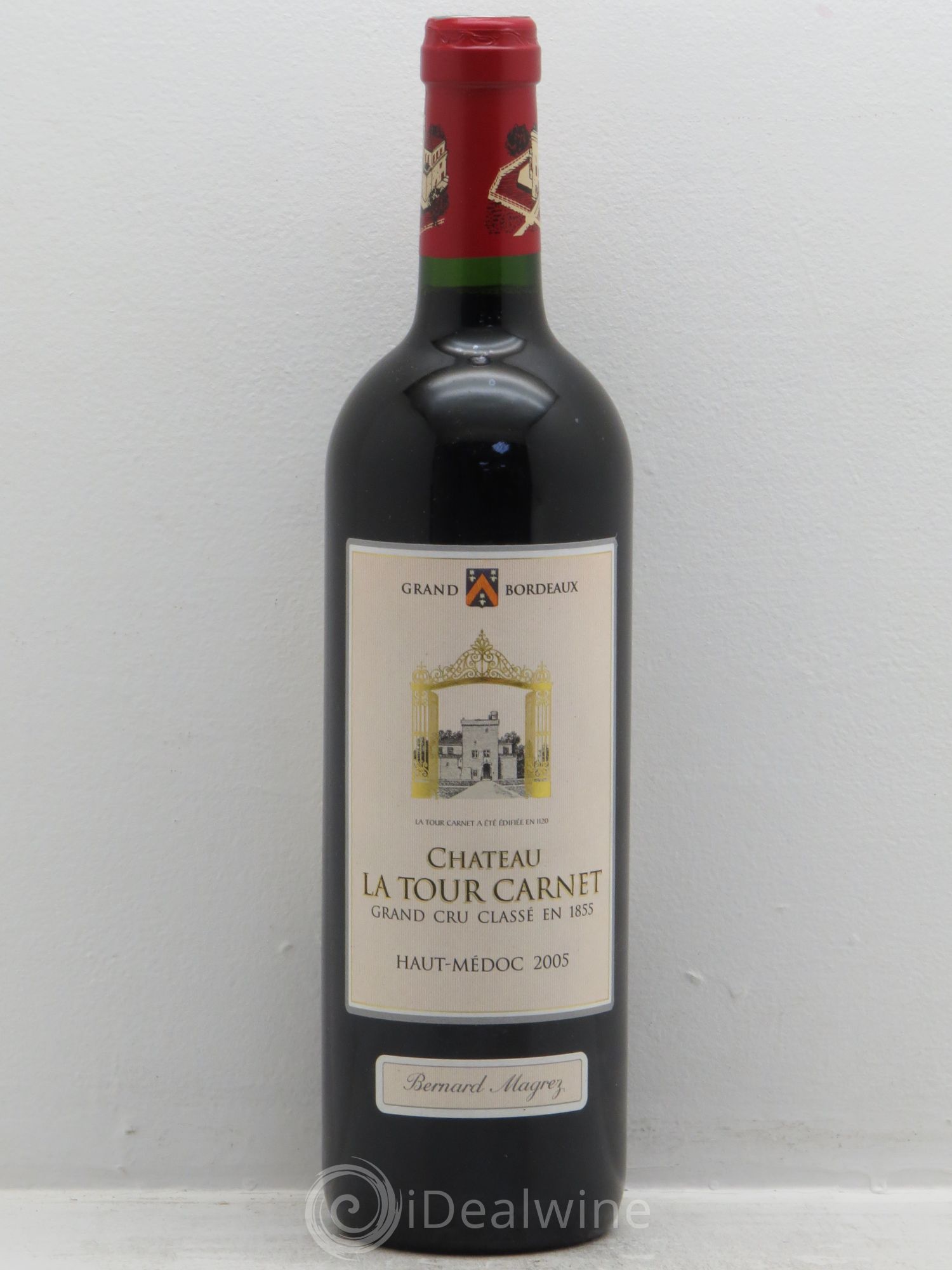 Château la Tour Carnet 4ème Grand Cru Classé 2005 - Lot de 1 bouteille - 0