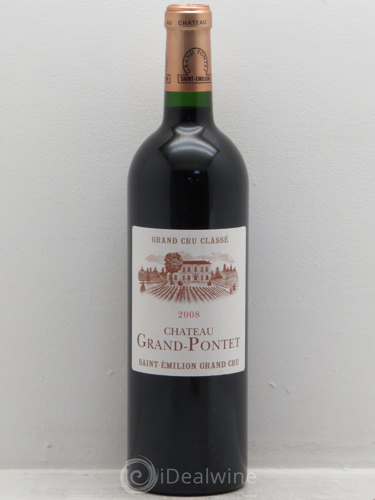 Château Grand Pontet Grand Cru Classé 2008 - Lot de 1 bouteille - 0