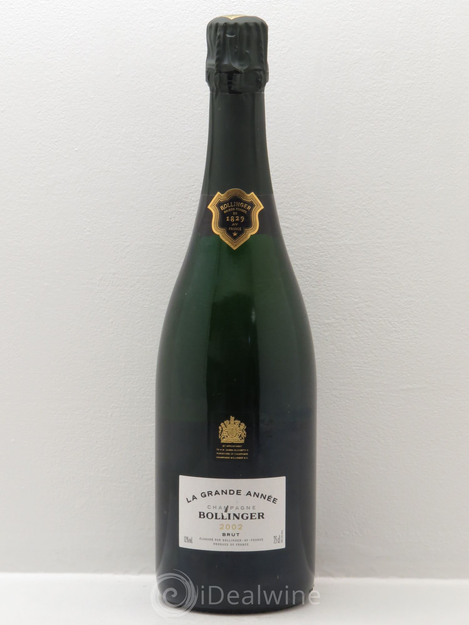 La Grande Année Brut Bollinger 2002 - Lot de 1 bouteille - 0