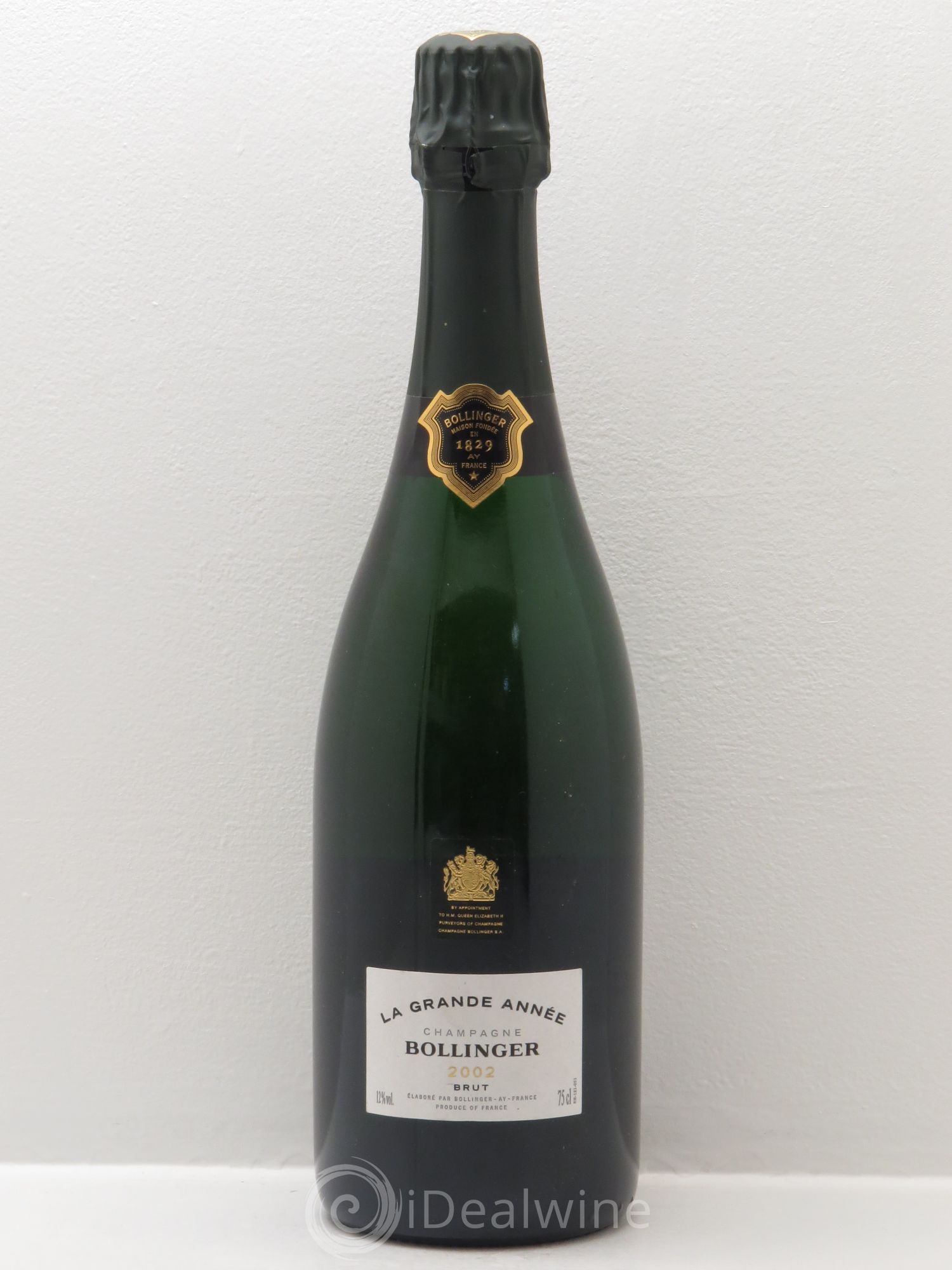 La Grande Année Brut Bollinger 2002 - Lot de 1 bouteille - 0