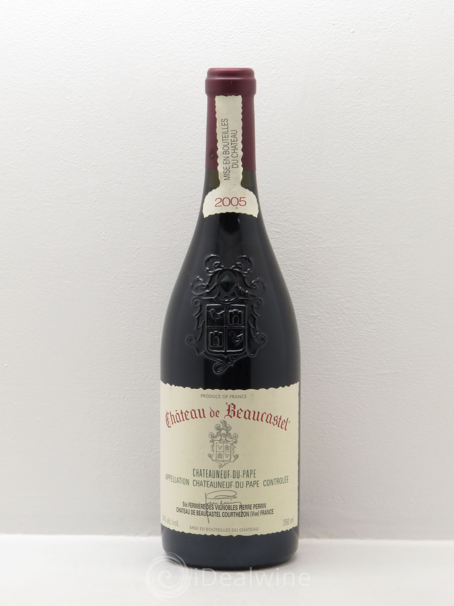 Châteauneuf-du-Pape Château de Beaucastel Famille Perrin 2005 - Lot de 1 bouteille - 0