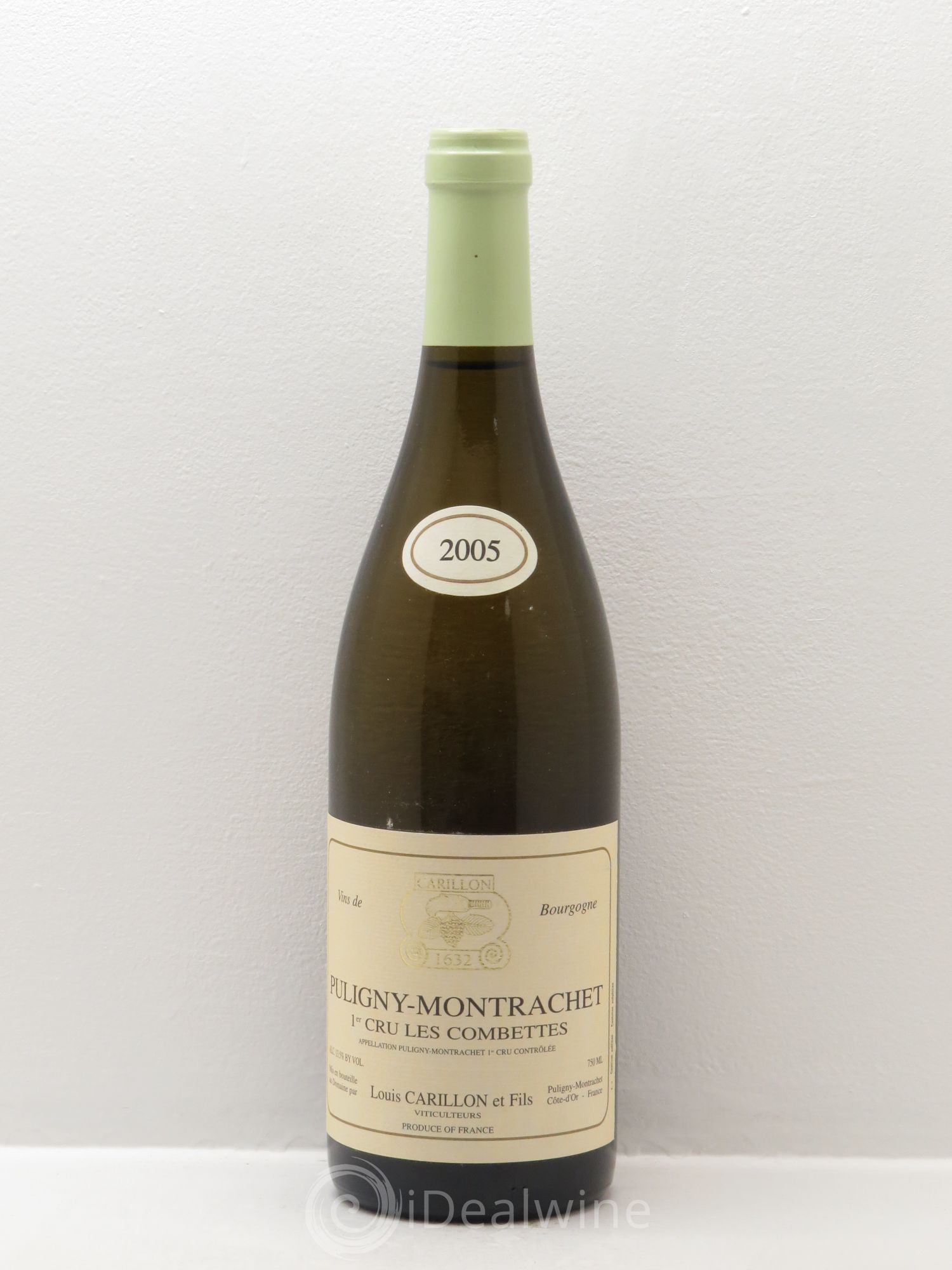 Puligny-Montrachet 1er Cru Les Combettes Louis Carillon & Fils 2005 - Lot de 1 bouteille - 0