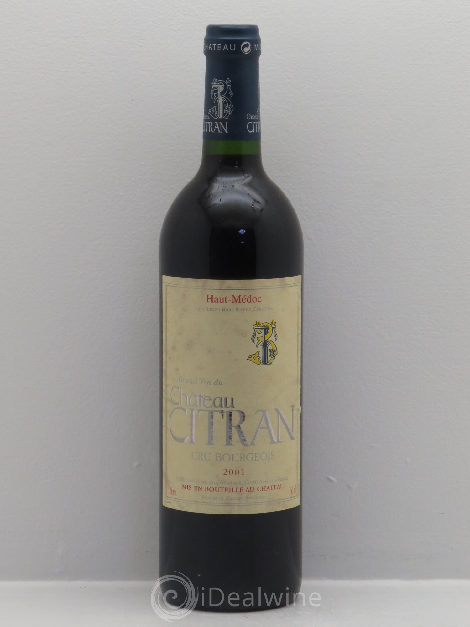 Château Citran Cru Bourgeois 2001 - Lot de 1 bouteille - 0