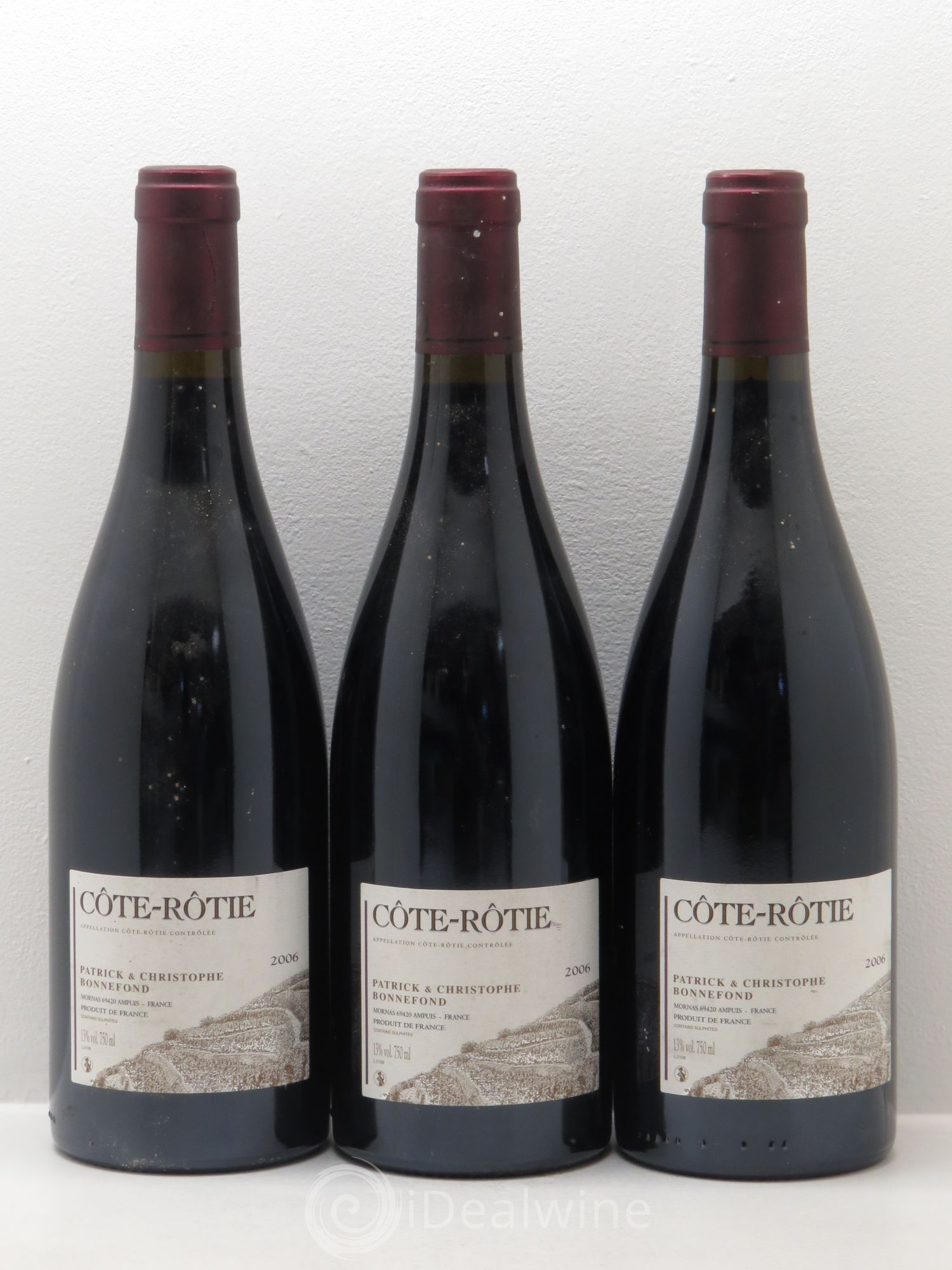 Côte-Rôtie Bonnefond 2006 - Posten von 3 Flaschen - 0