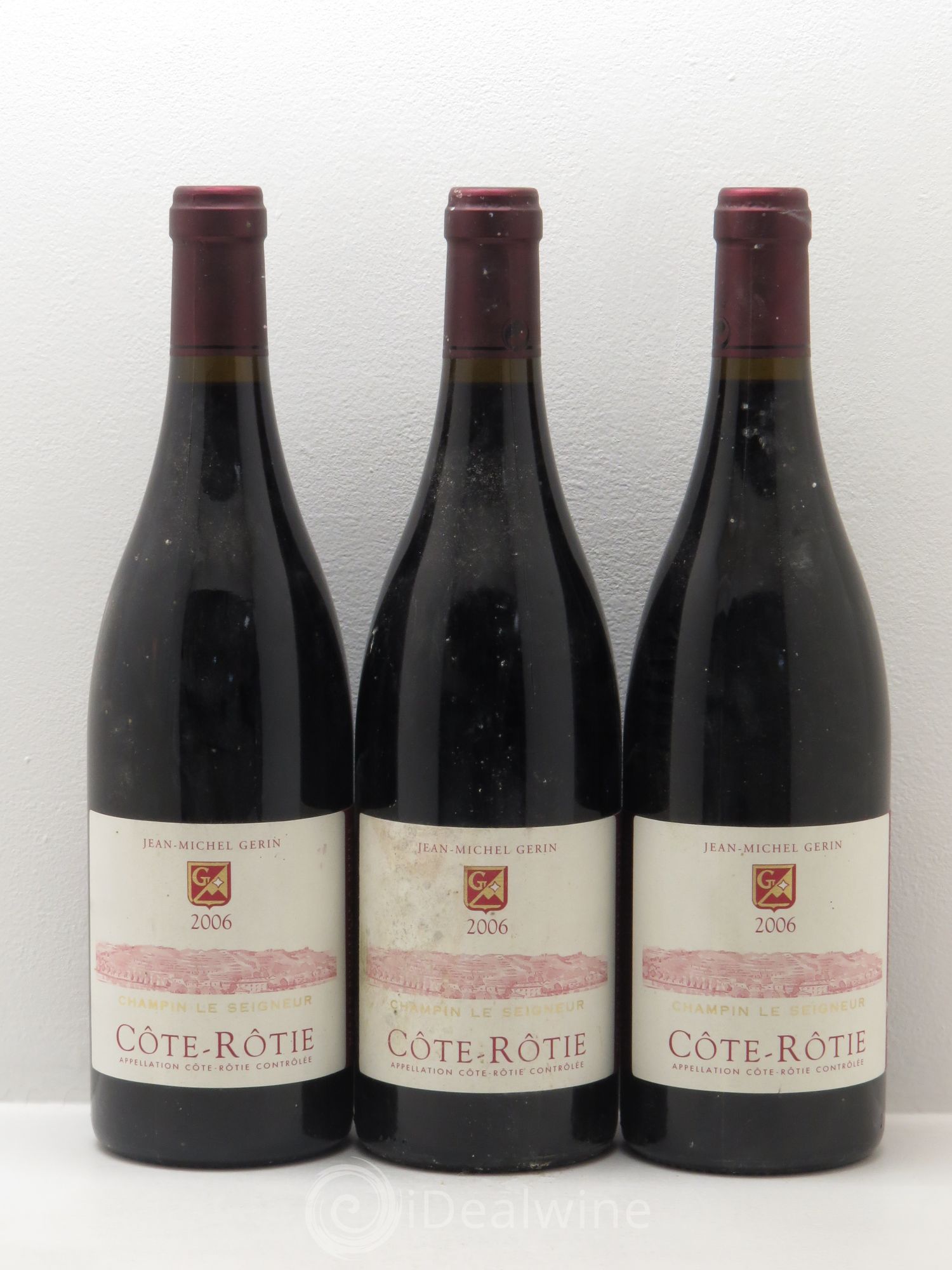 Côte-Rôtie Champin Le Seigneur Jean-Michel Gerin 2006 - Lot de 3 bouteilles - 0