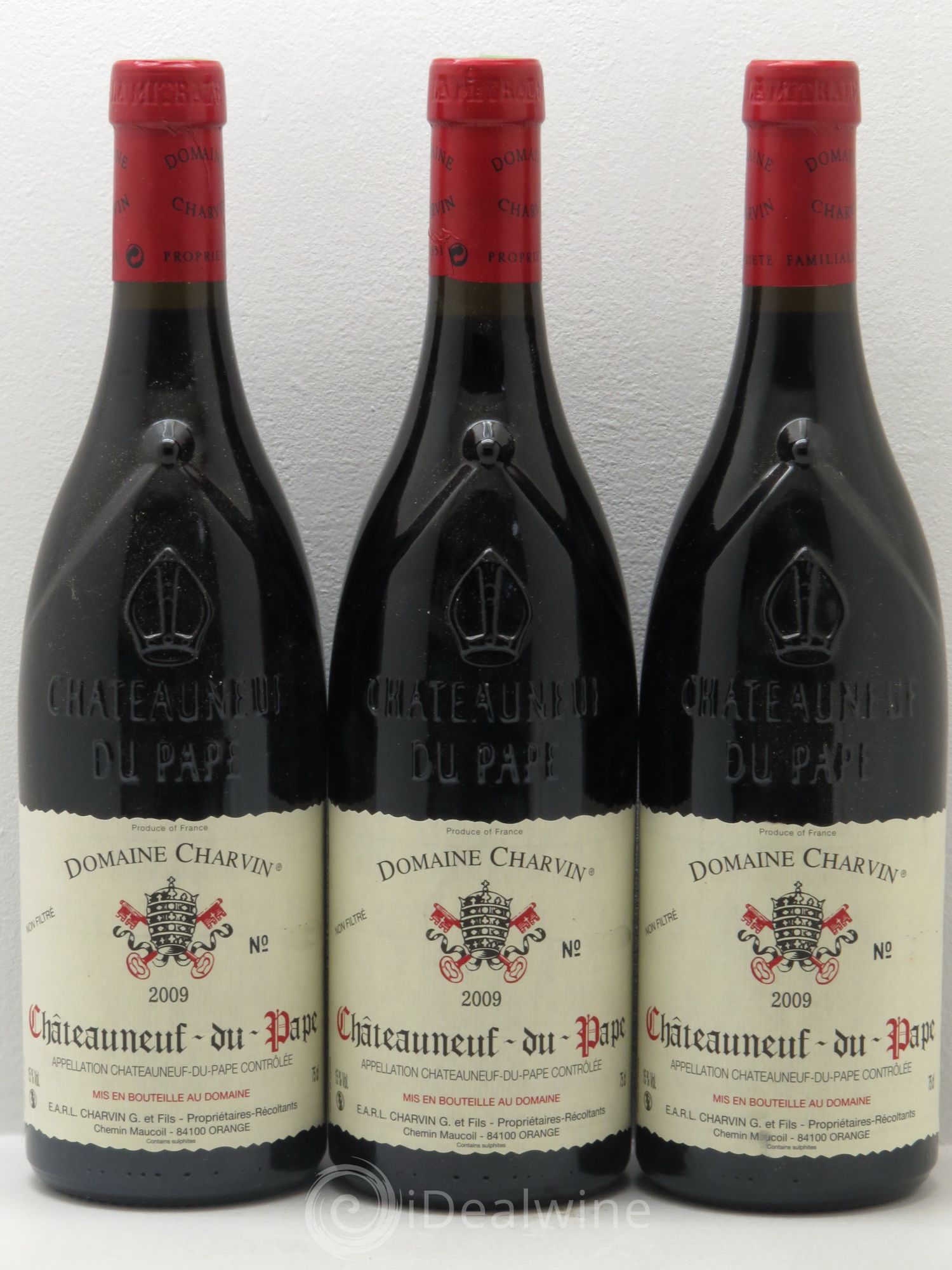 Châteauneuf-du-Pape Charvin (Domaine) 2009 - Lot de 3 bouteilles - 0