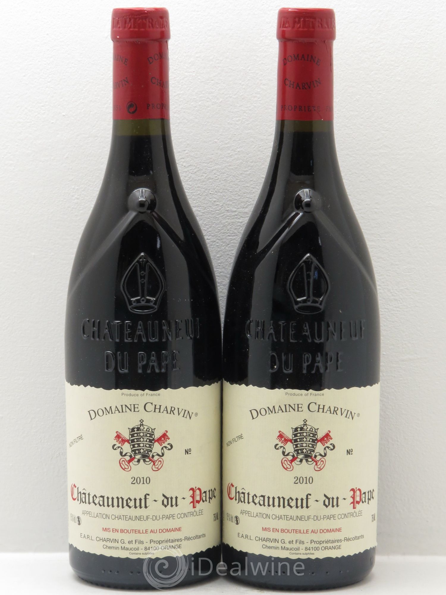 Châteauneuf-du-Pape Charvin (Domaine) 2010 - Lot de 2 bouteilles - 0