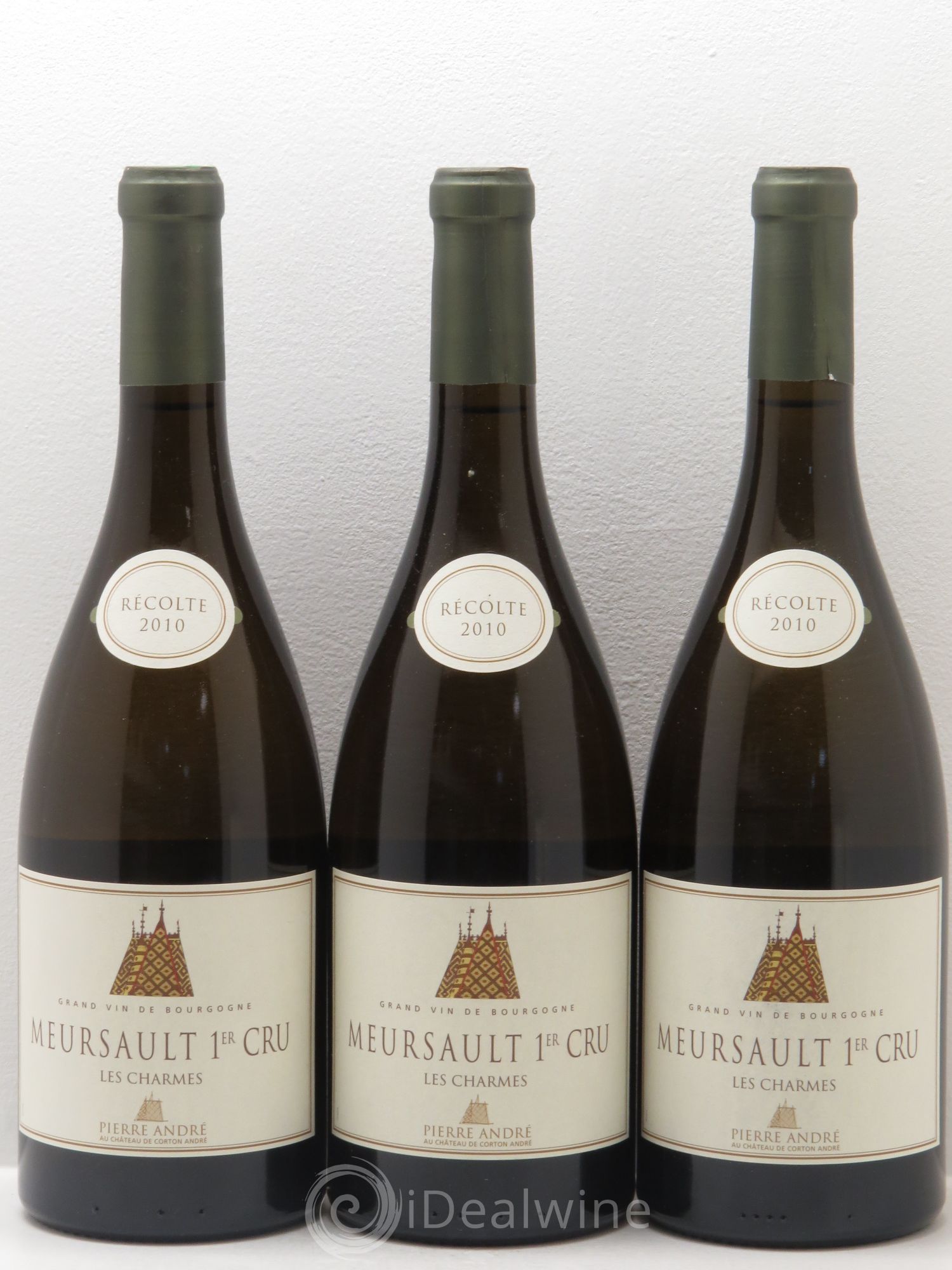 Meursault 1er Cru Pierre André 2010 - Lot de 3 bouteilles - 0
