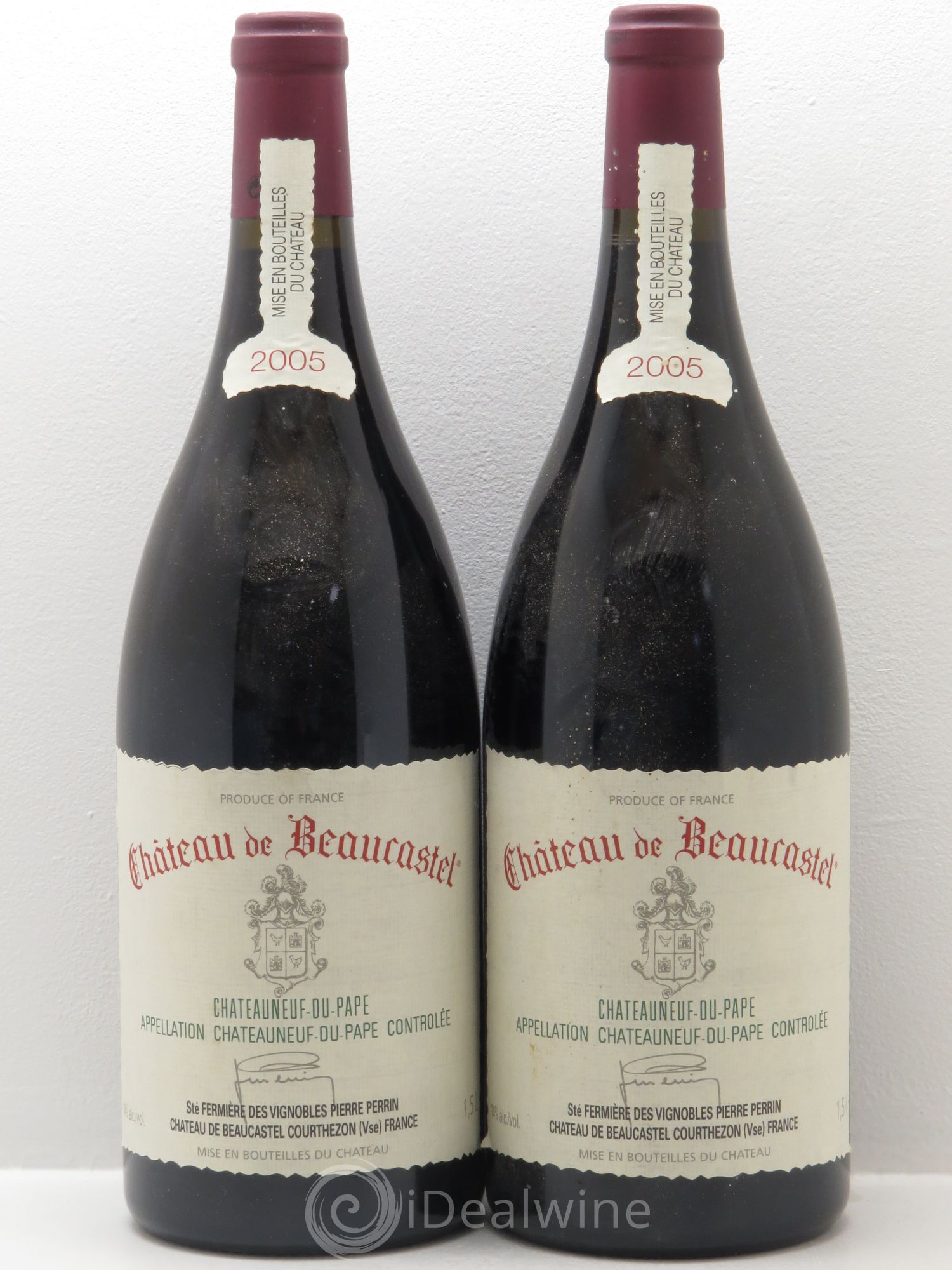 Châteauneuf-du-Pape Château de Beaucastel Famille Perrin 2005 - Lot de 2 magnums - 0