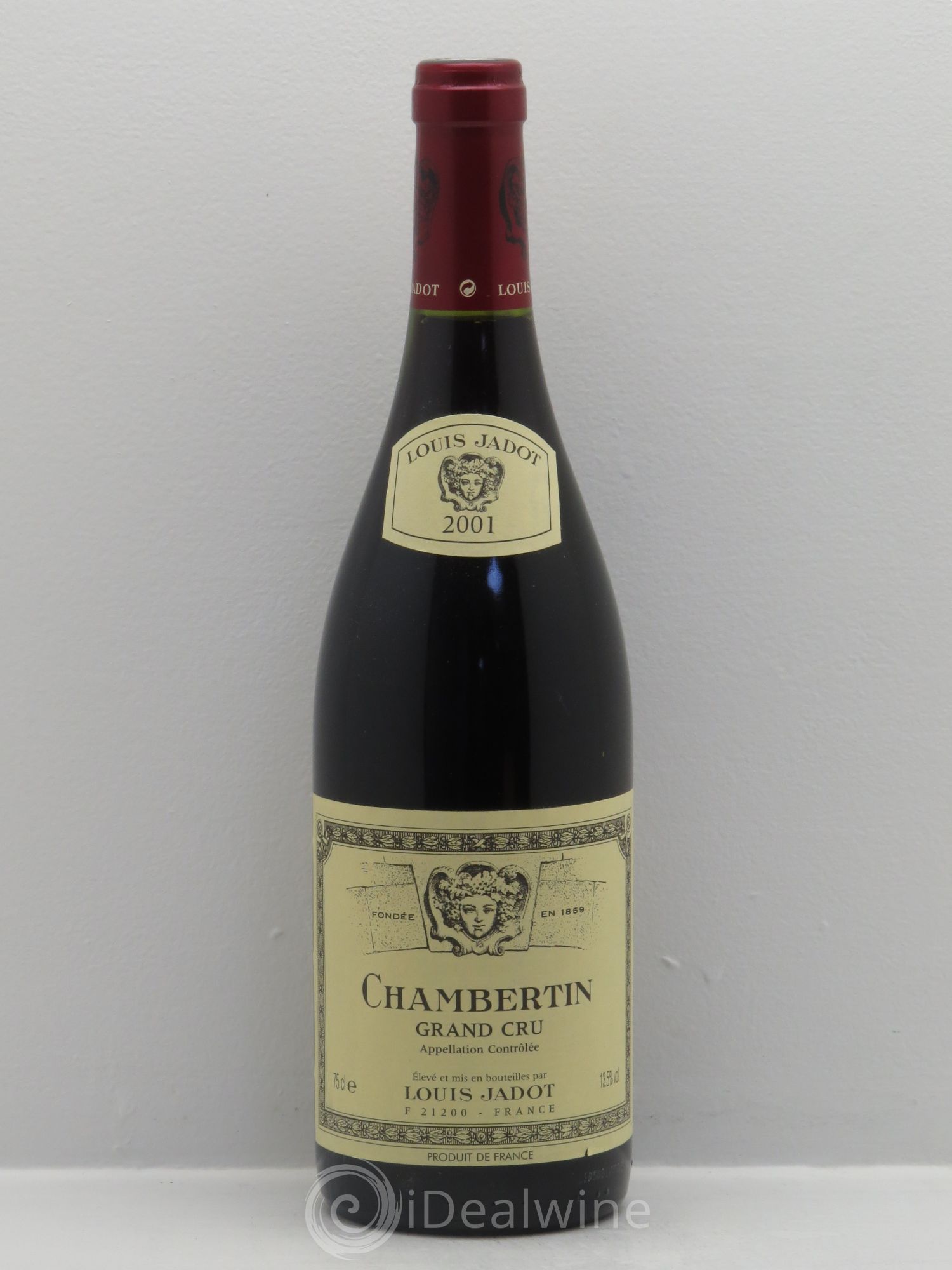 Chambertin Grand Cru Maison Louis Jadot 2001 - Lot de 1 bouteille - 0