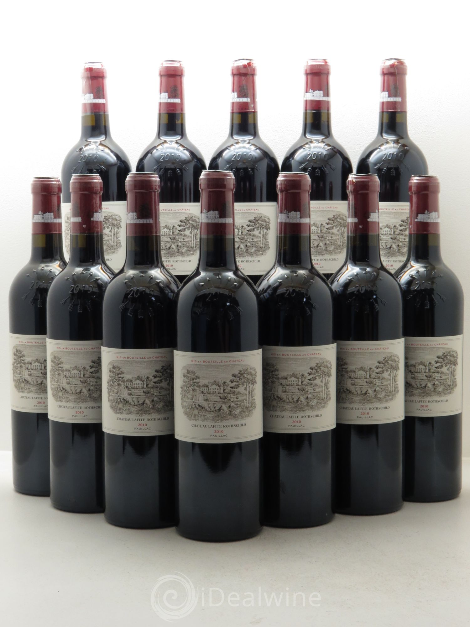Château Lafite Rothschild 1er Grand Cru Classé 2010 - Lot de 12 bouteilles - 0