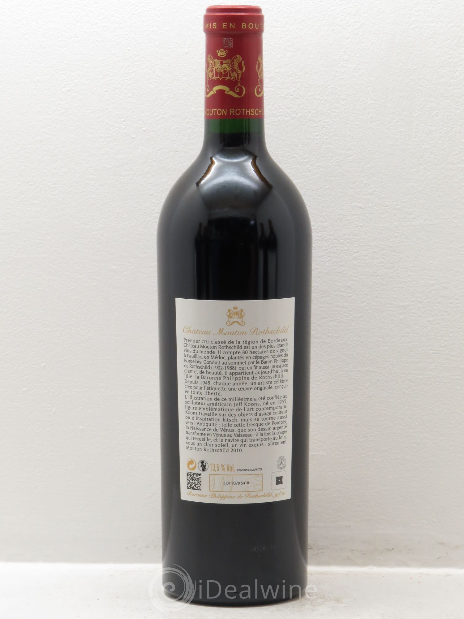 Château Mouton Rothschild 1er Grand Cru Classé 2010 - Lot de 6 bouteilles - 2