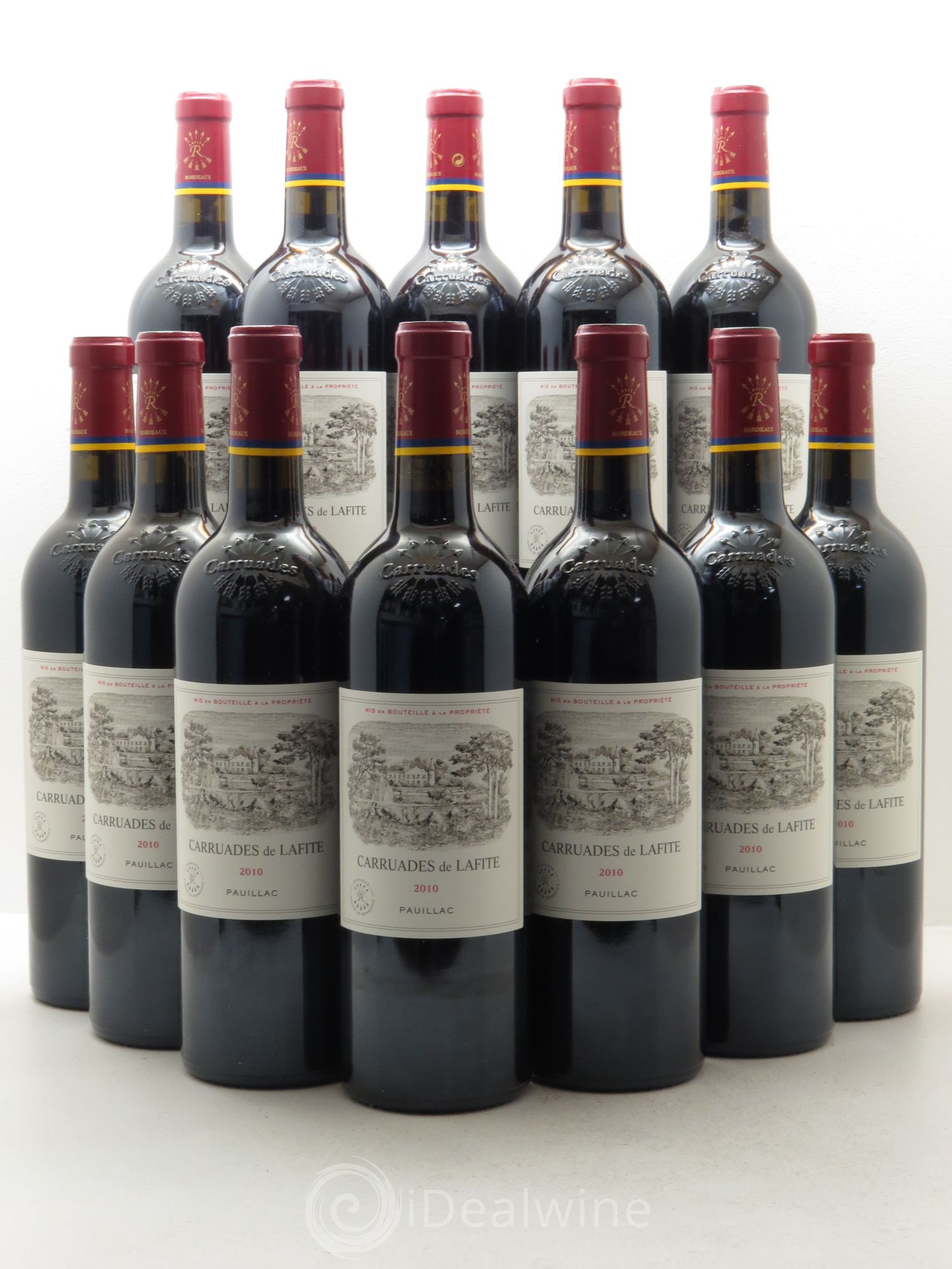 Carruades de Lafite Rothschild Second Vin 2010 - Lot de 12 bouteilles - 0
