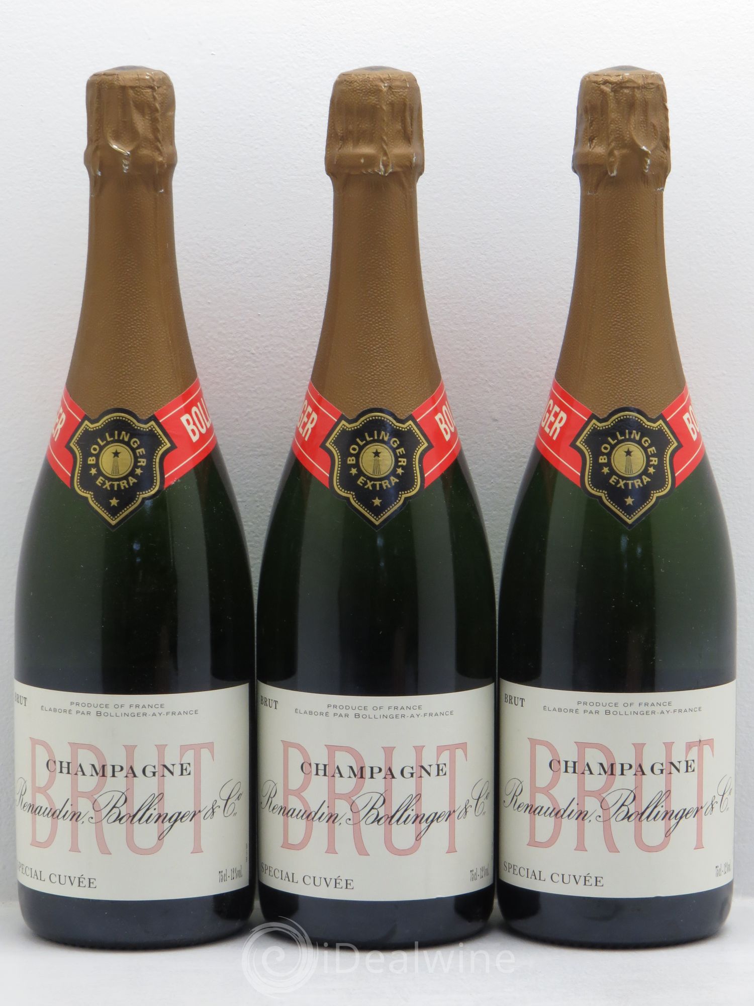 Special Cuvée Brut Bollinger Extra Renaudin Bollinger - Lot de 3 bouteilles - 0