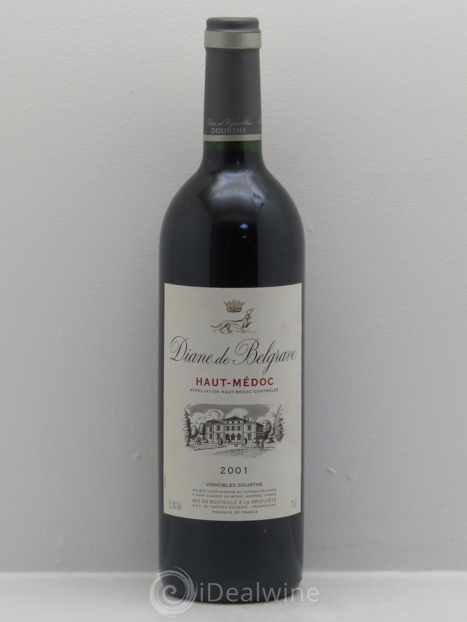Haut Médoc Château Diane de Belgrave 2001 - Posten von 1 Flasche - 0