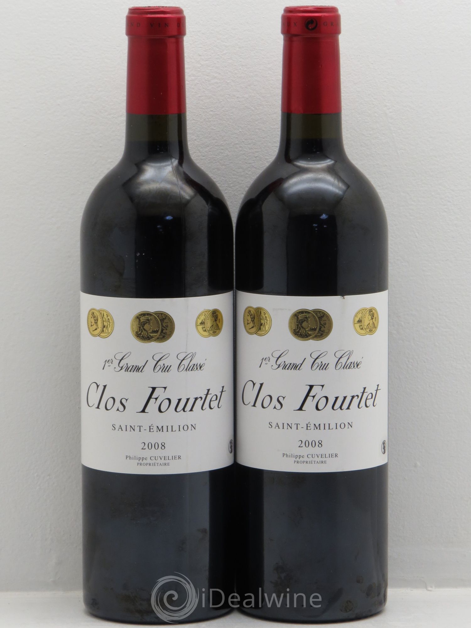 Clos Fourtet 1er Grand Cru Classé B 2008 - Lot de 2 bouteilles - 0