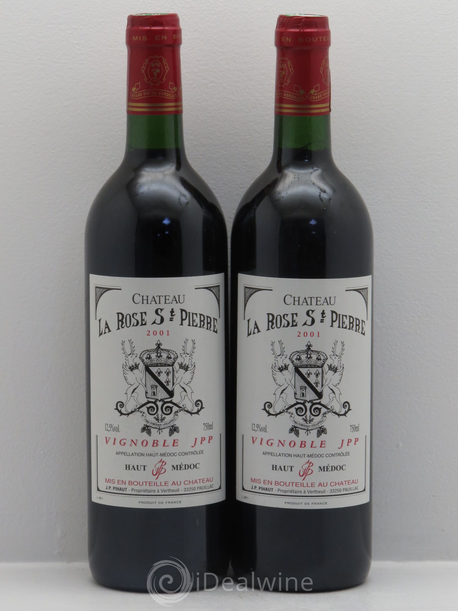 Haut Médoc Château La Rose de Saint Pierre 2001 - Posten von 2 Flaschen - 0