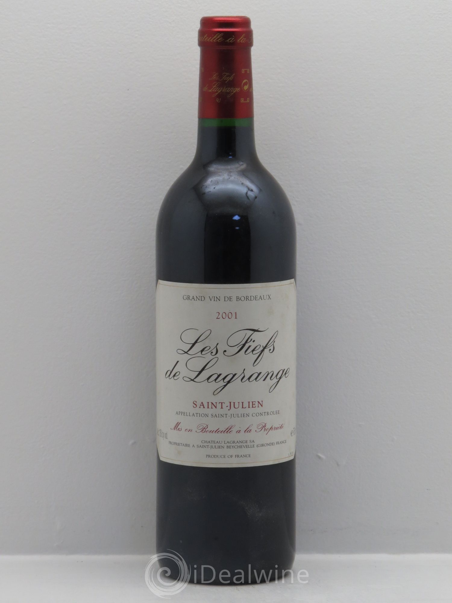 Les Fiefs de Lagrange Second Vin 2001 - Lot de 1 bouteille - 0