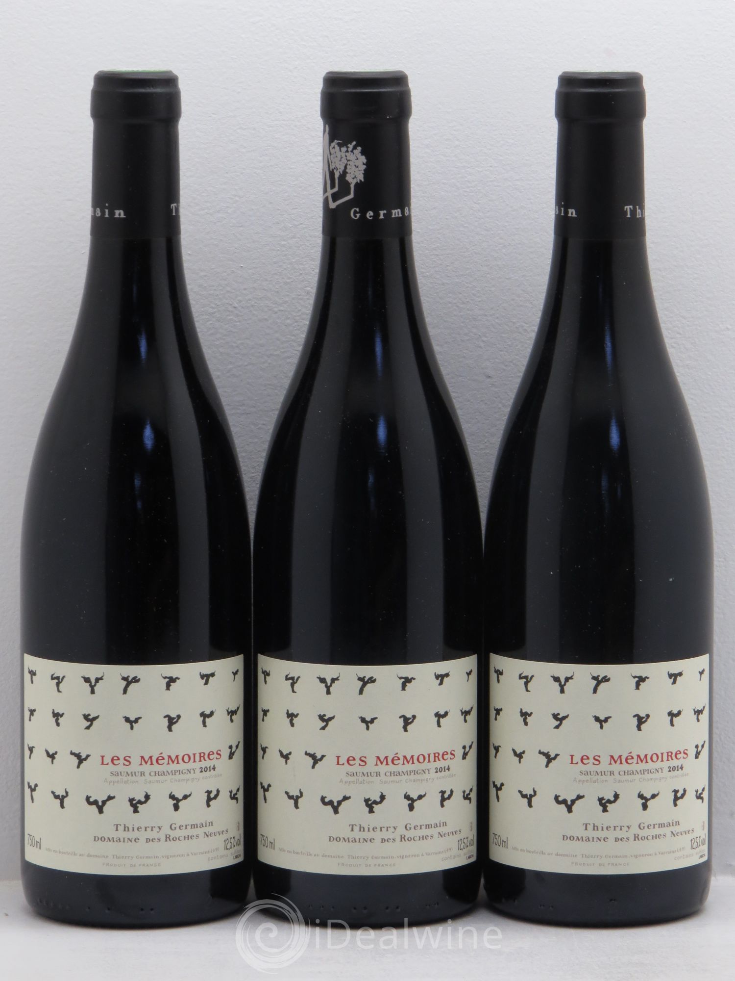 Saumur-Champigny Les Mémoires Domaine des Roches Neuves - Thierry Germain 2014 - Lot de 3 bouteilles - 0
