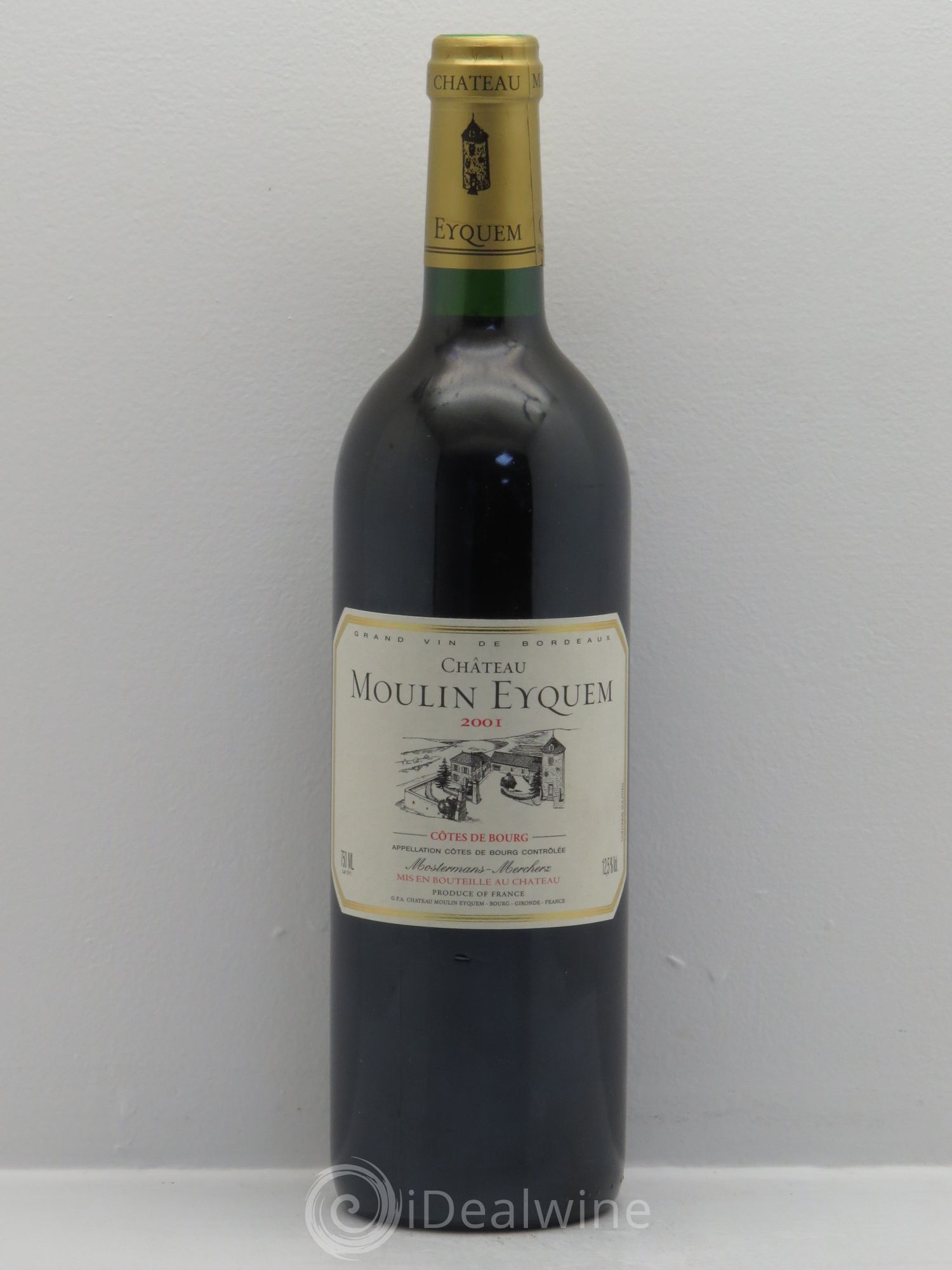 Côtes de Bourg Château Les Eyquem 2001 - Posten von 1 Flasche - 0