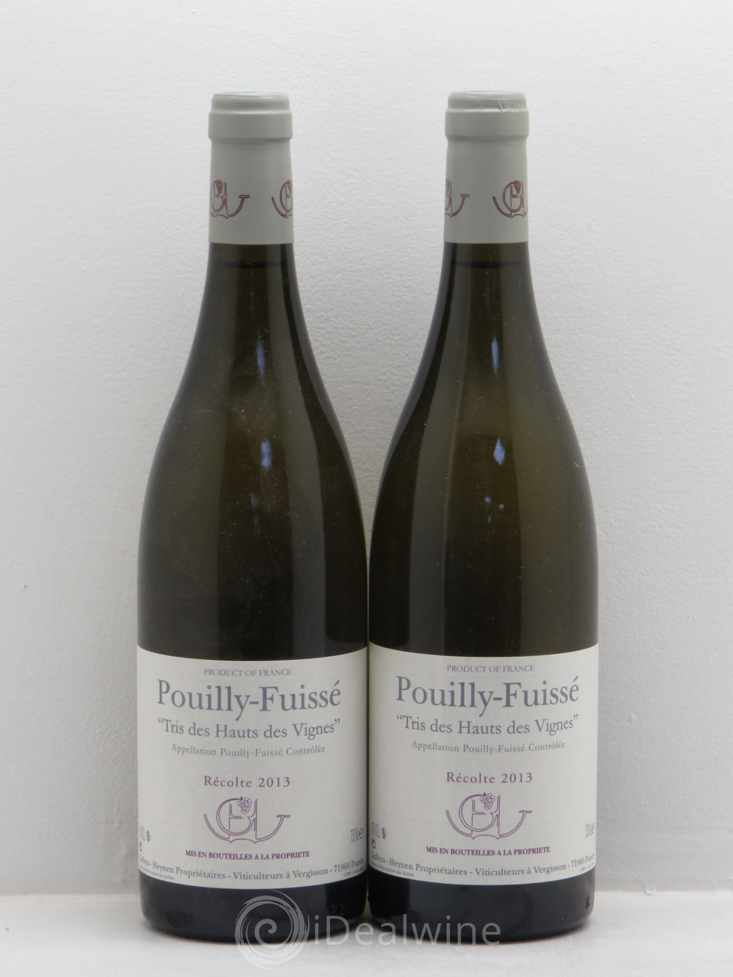 Pouilly-Fuissé Tris des Hauts des Vignes Guffens-Heynen 2013 - Lot de 2 bouteilles - 0
