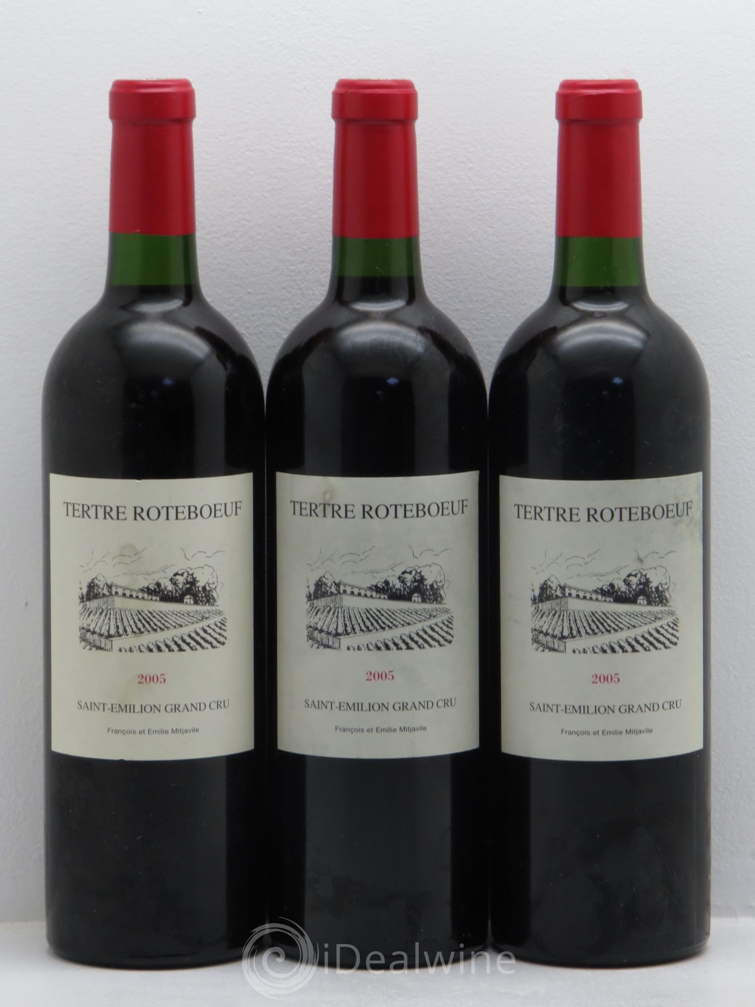Château Tertre Roteboeuf 2005 - Lot de 3 bouteilles - 0
