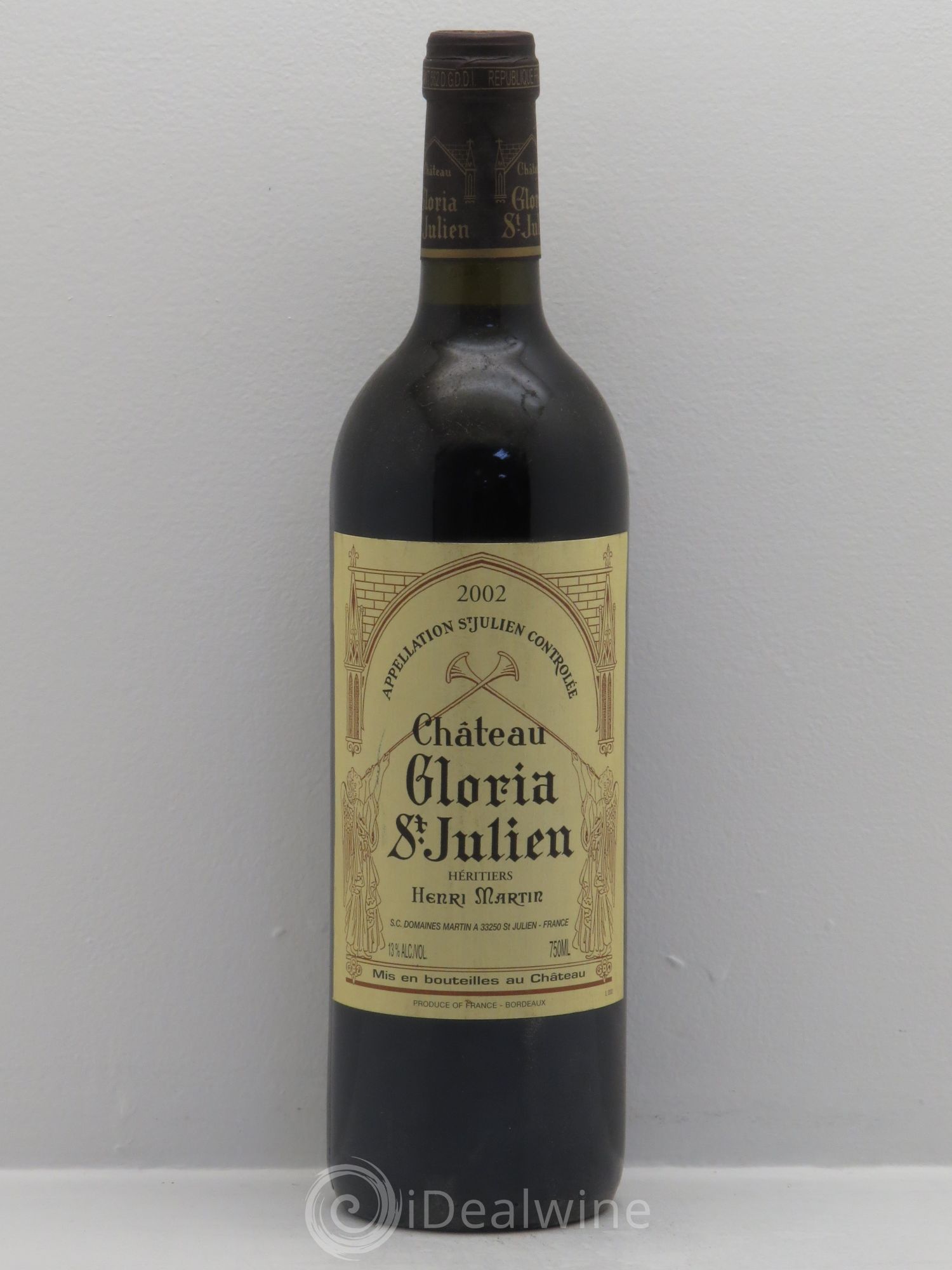 Château Gloria 2002 - Posten von 1 Flasche - 0