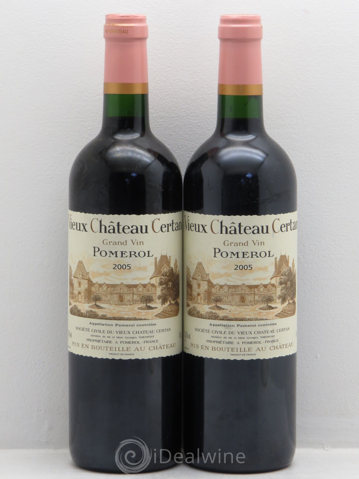 Vieux Château Certan 2005 - Lot de 2 bouteilles - 0