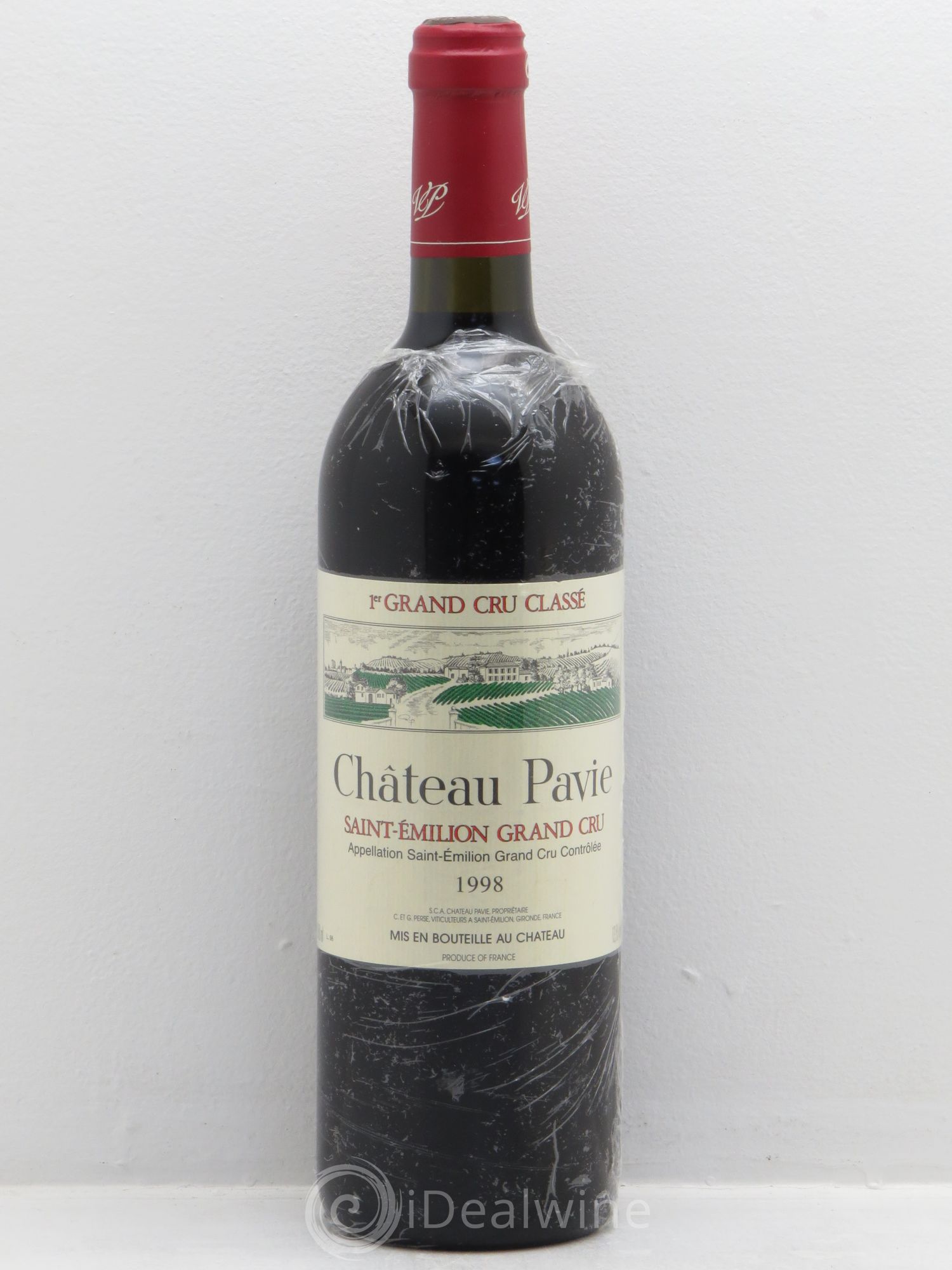 Château Pavie 1er Grand Cru Classé A 1998 - Lot de 1 bouteille - 0