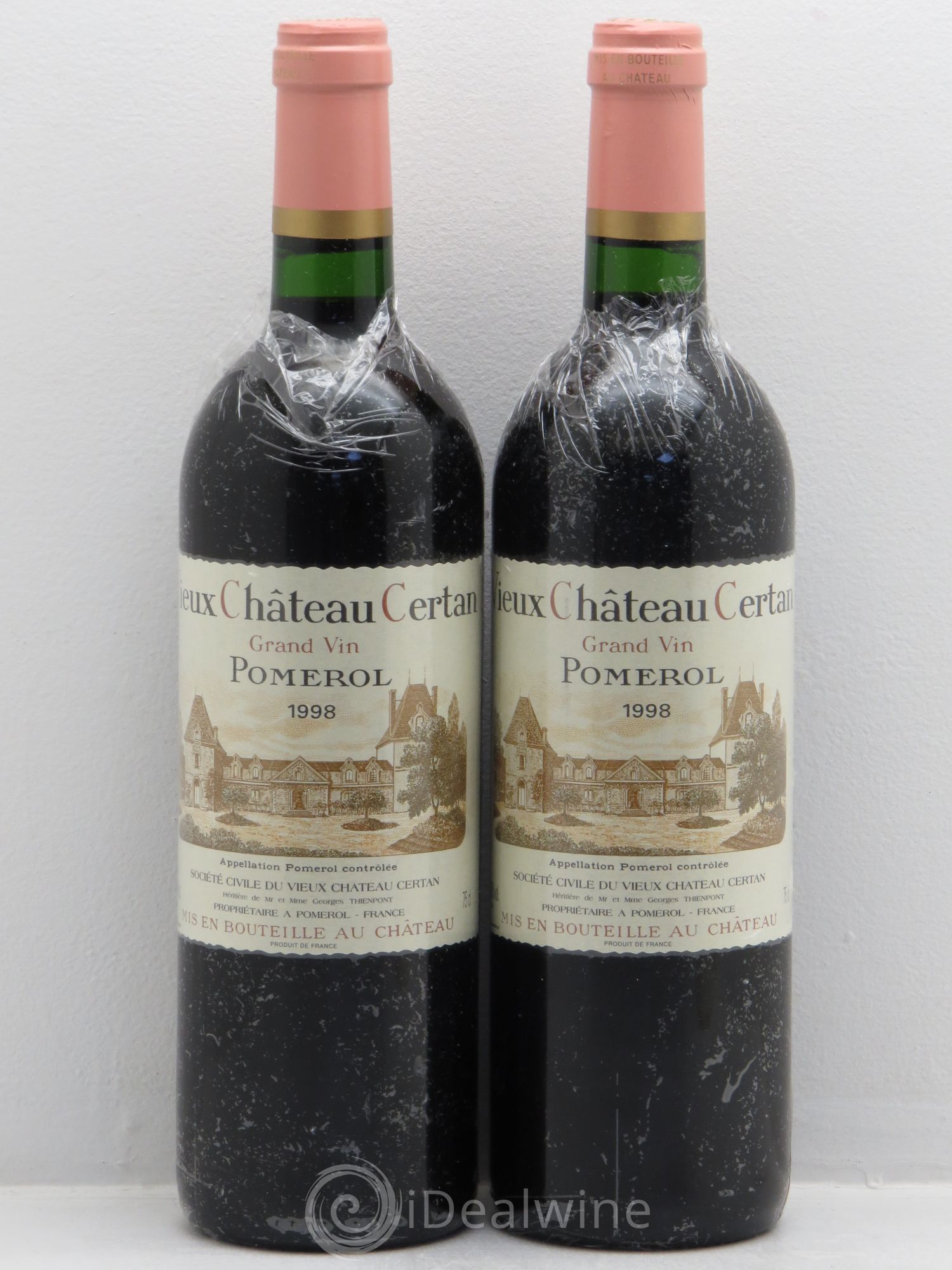 Vieux Château Certan 1998 - Lot de 2 bouteilles - 0