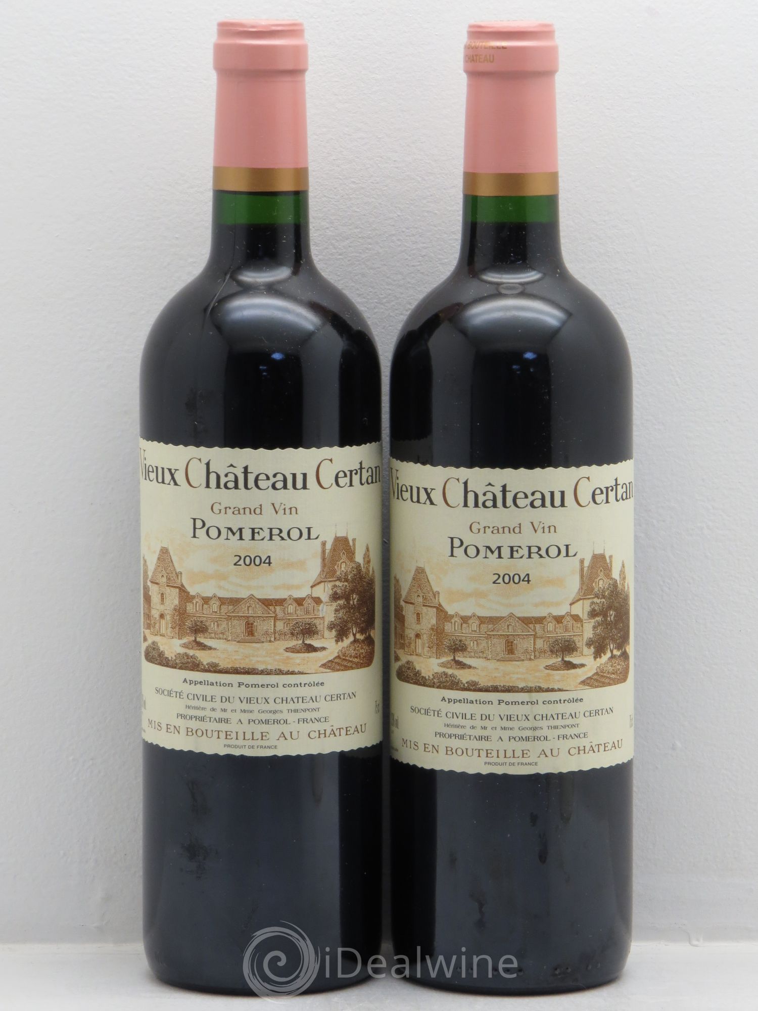 Vieux Château Certan 2004 - Lot de 2 bouteilles - 0
