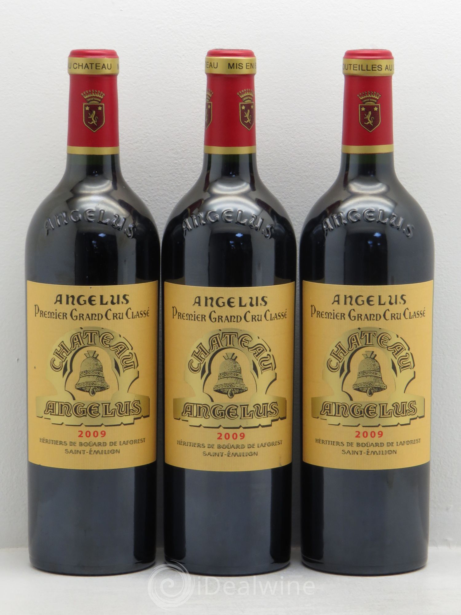 Château Angélus 1er Grand Cru Classé A 2009 - Lot de 3 bouteilles - 0