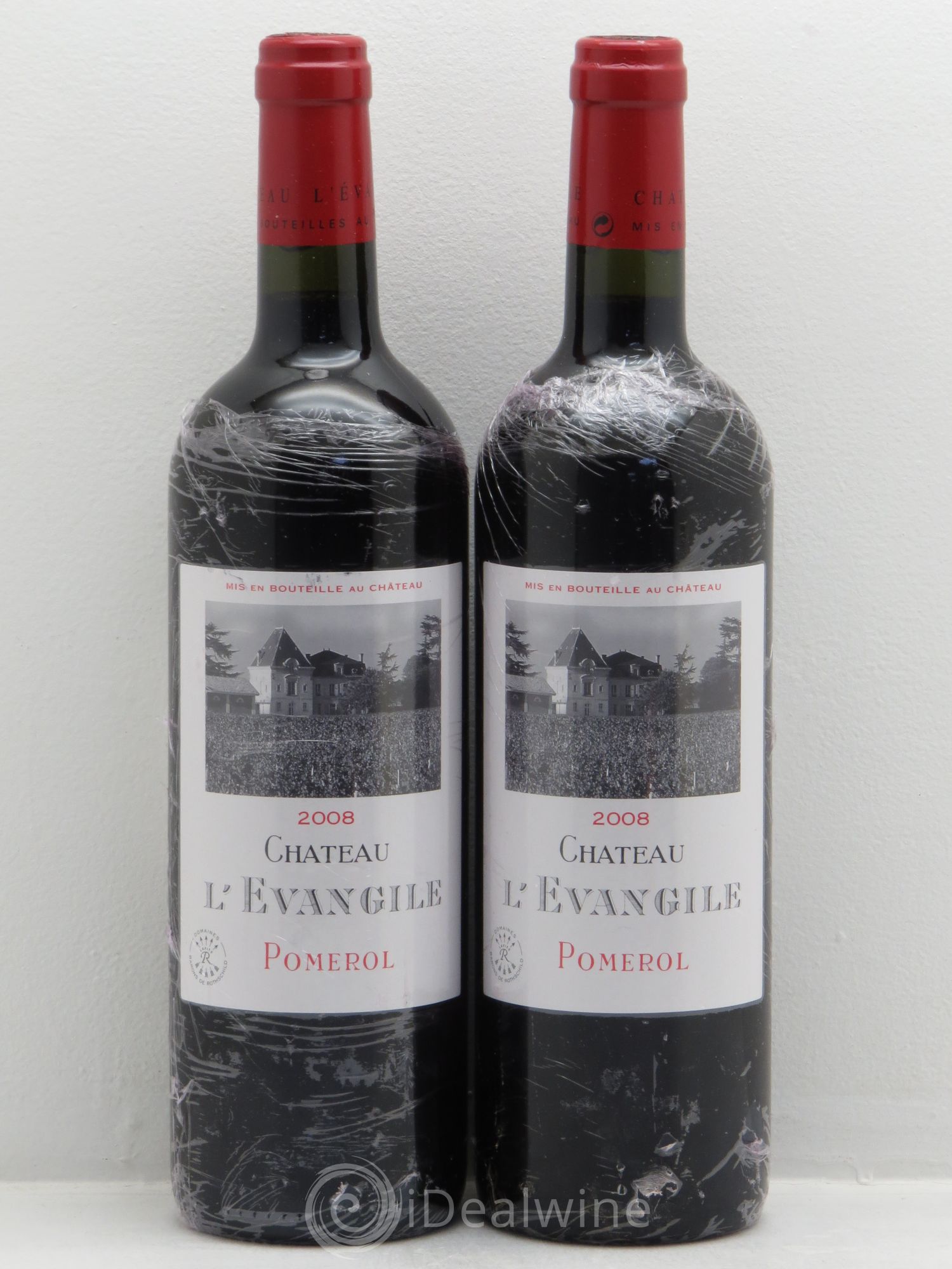 Château l' Évangile 2008 - Lot de 2 bouteilles - 0