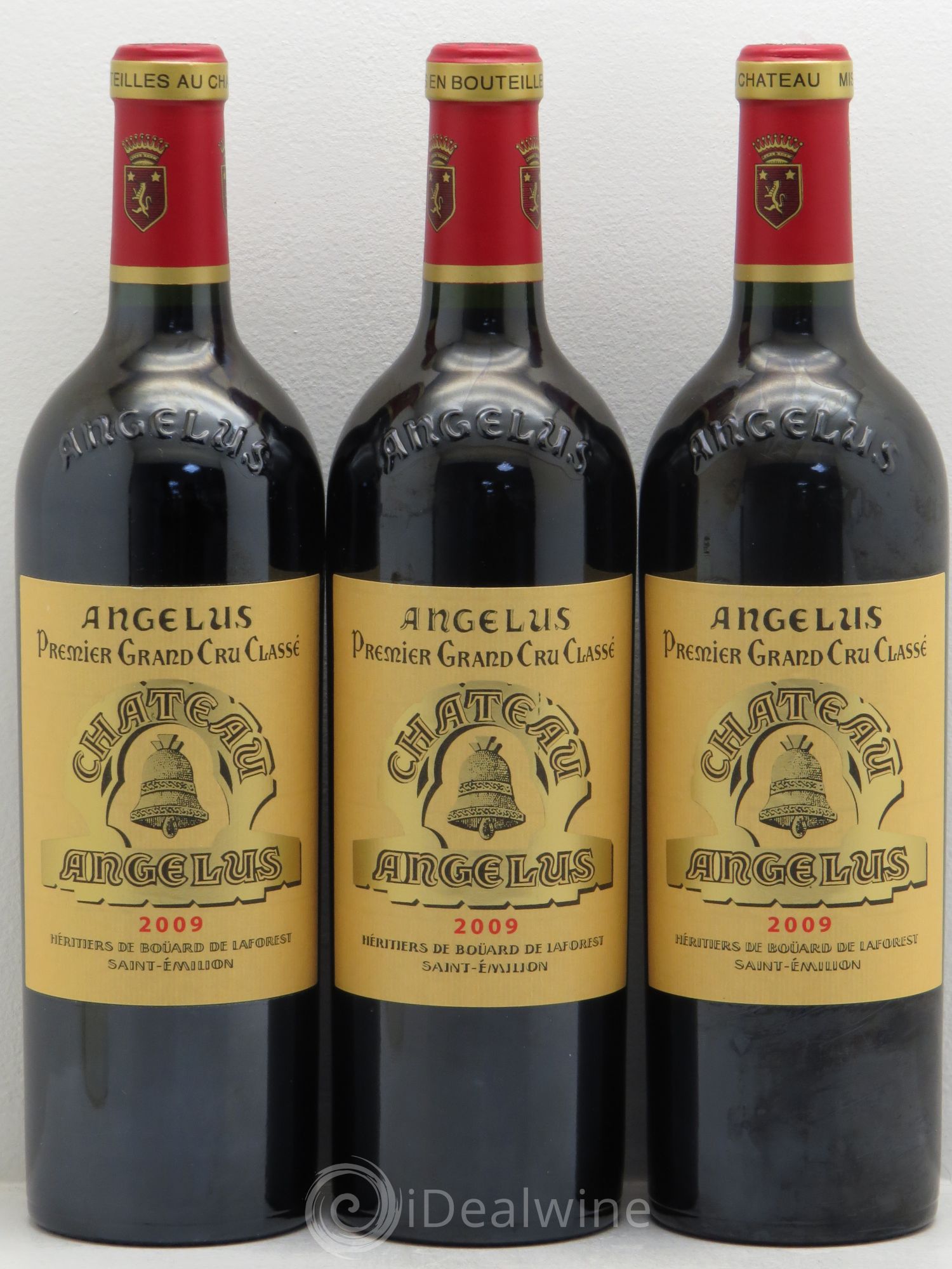 Château Angélus 1er Grand Cru Classé A 2009 - Lot de 3 bouteilles - 0