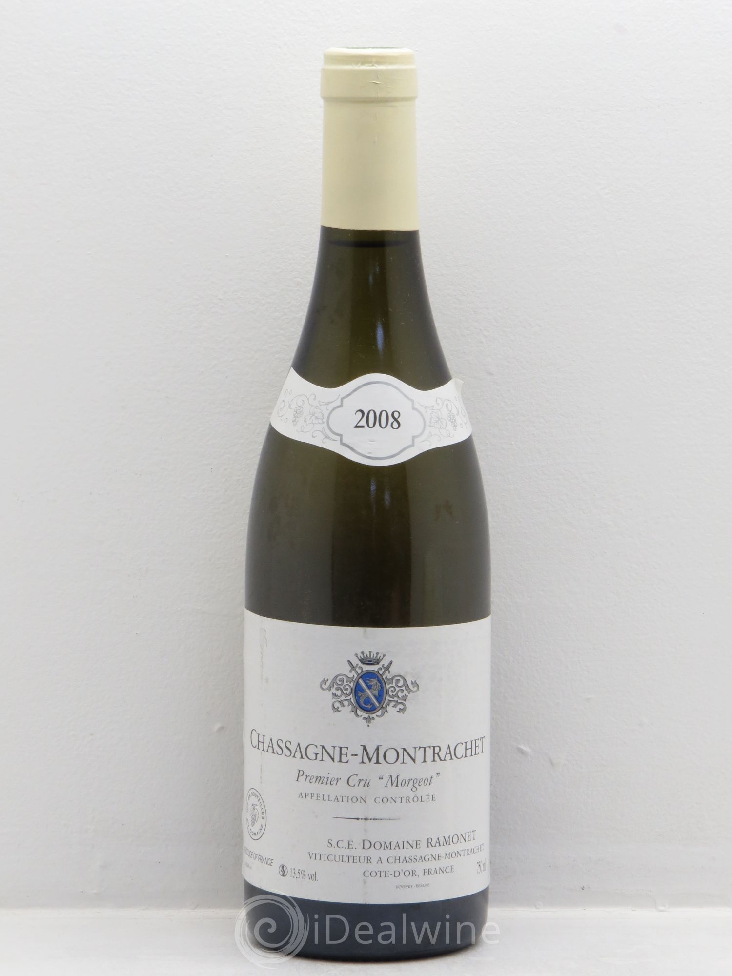 Chassagne-Montrachet 1er Cru Morgeot Ramonet (Domaine) 2008 - Lot de 1 bouteille - 0
