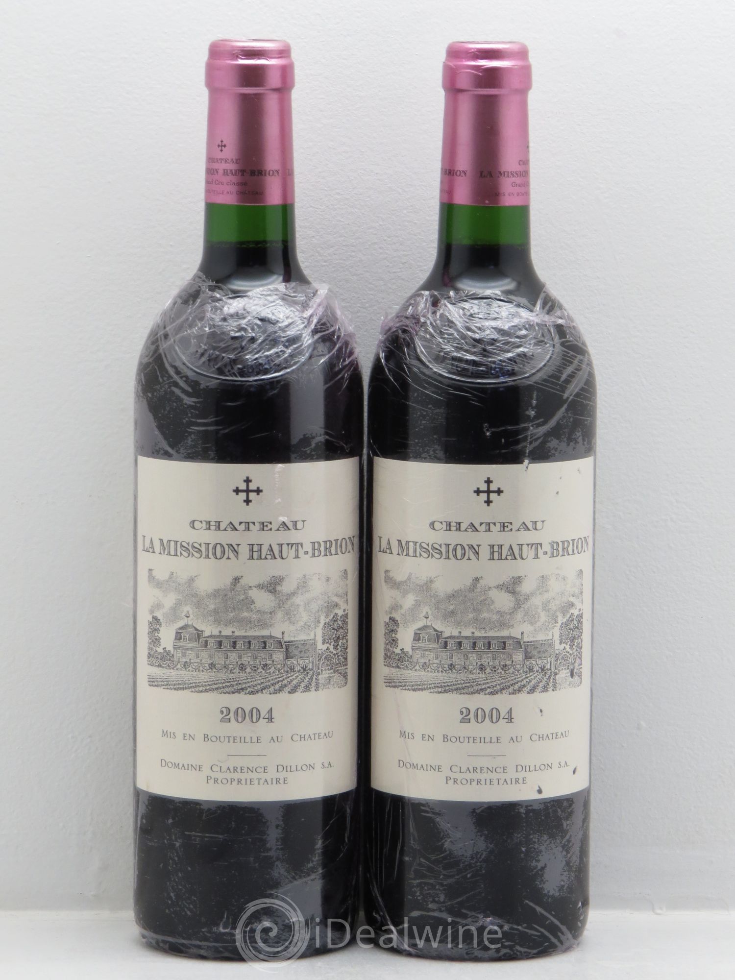 Château la Mission Haut-Brion Cru Classé de Graves 2004 - Lot de 2 bouteilles - 0