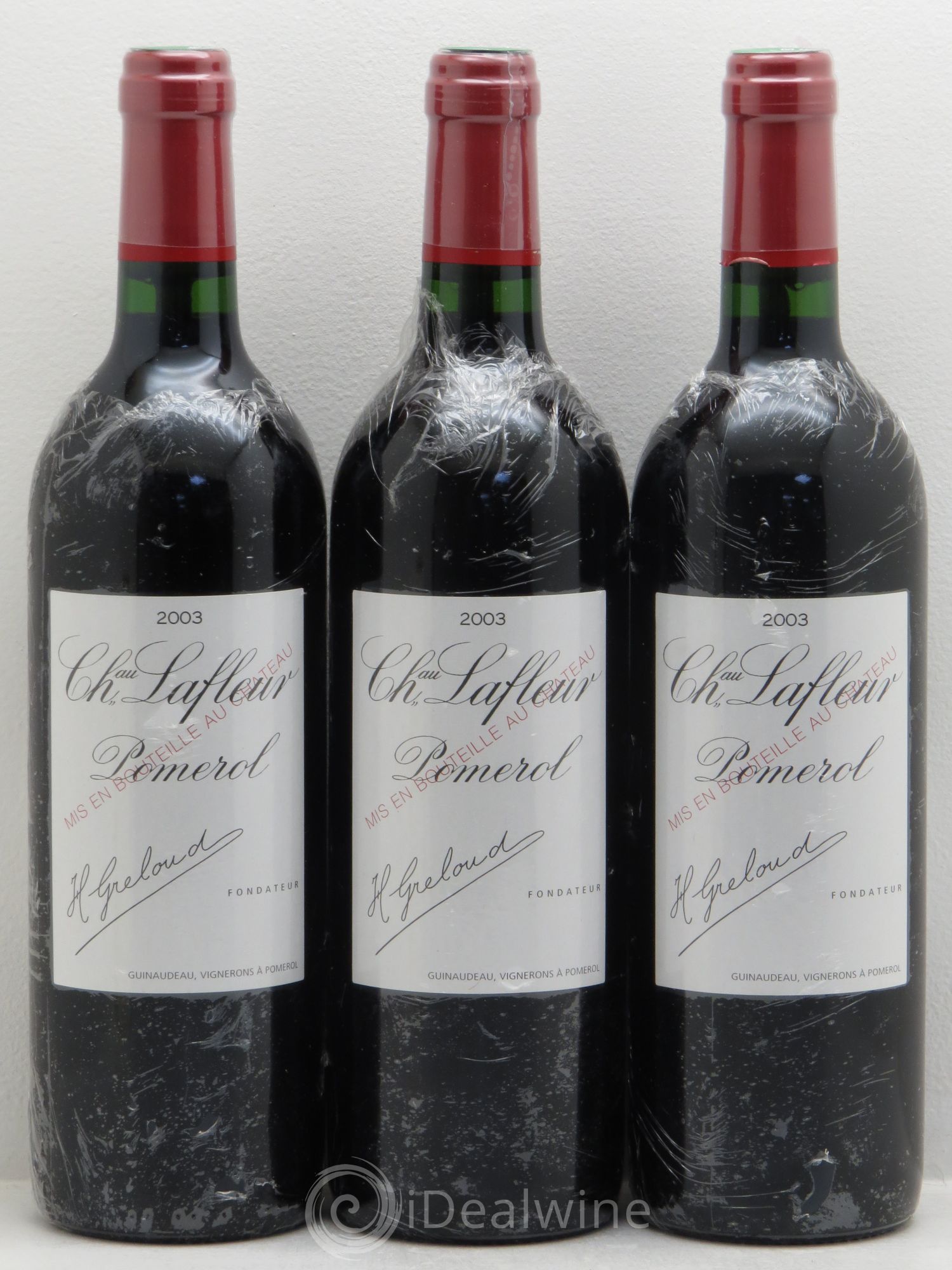 Château Lafleur 2003 - Lot de 3 bouteilles - 0