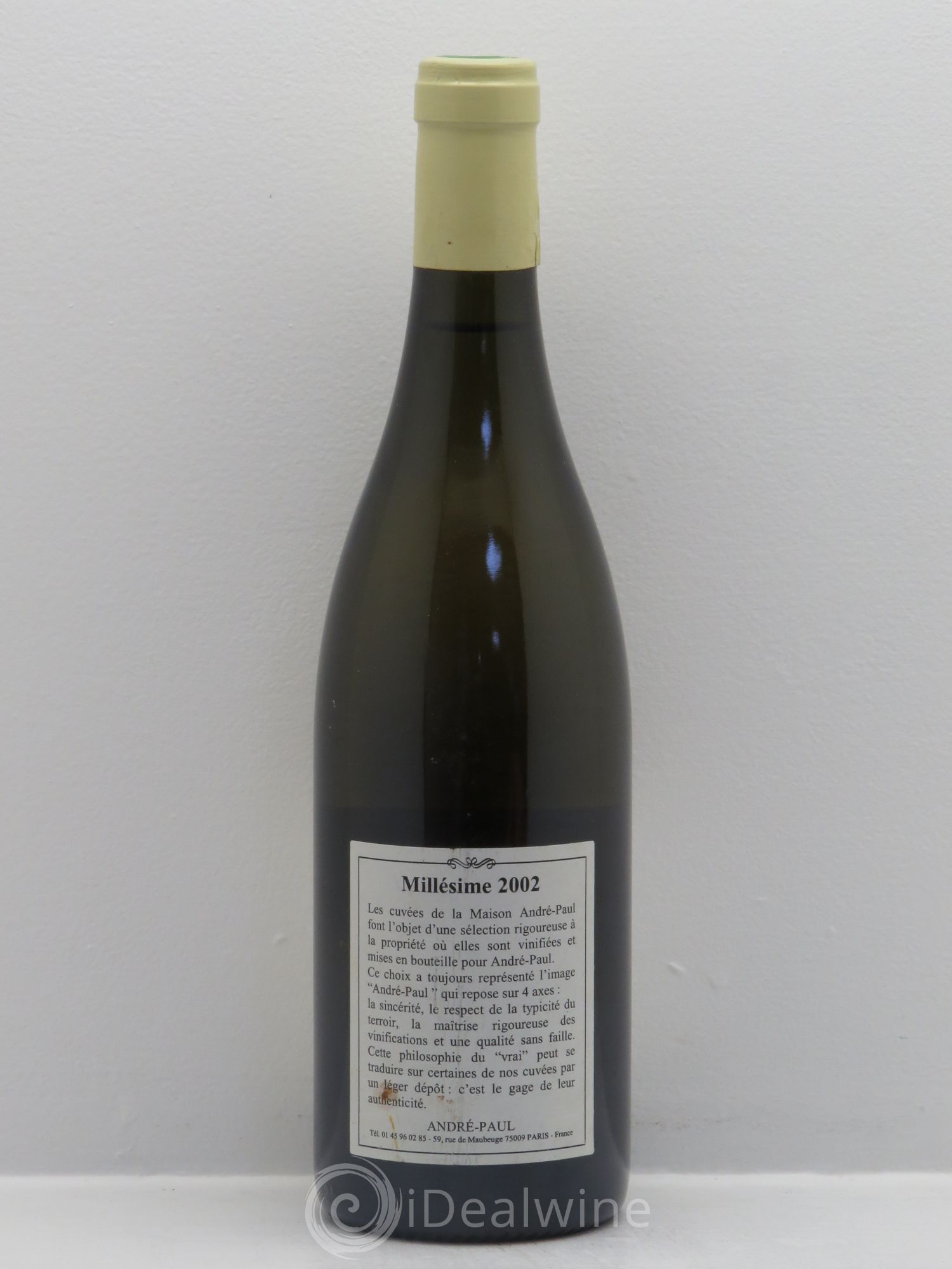 Puligny-Montrachet 1er Cru André Paul 2002 - Lot de 1 bouteille - 1