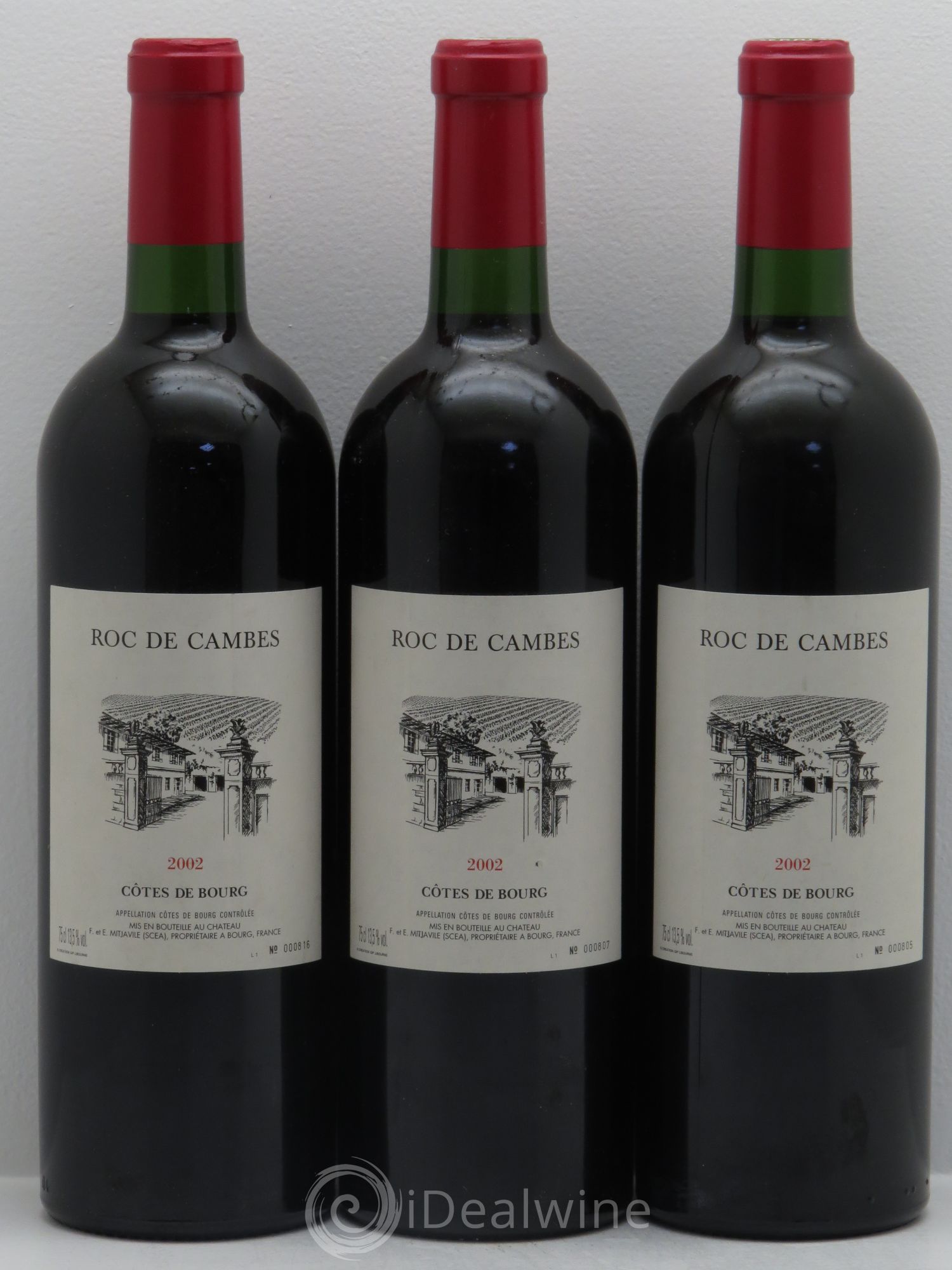 Roc de Cambes 2002 - Lot de 3 bouteilles - 0