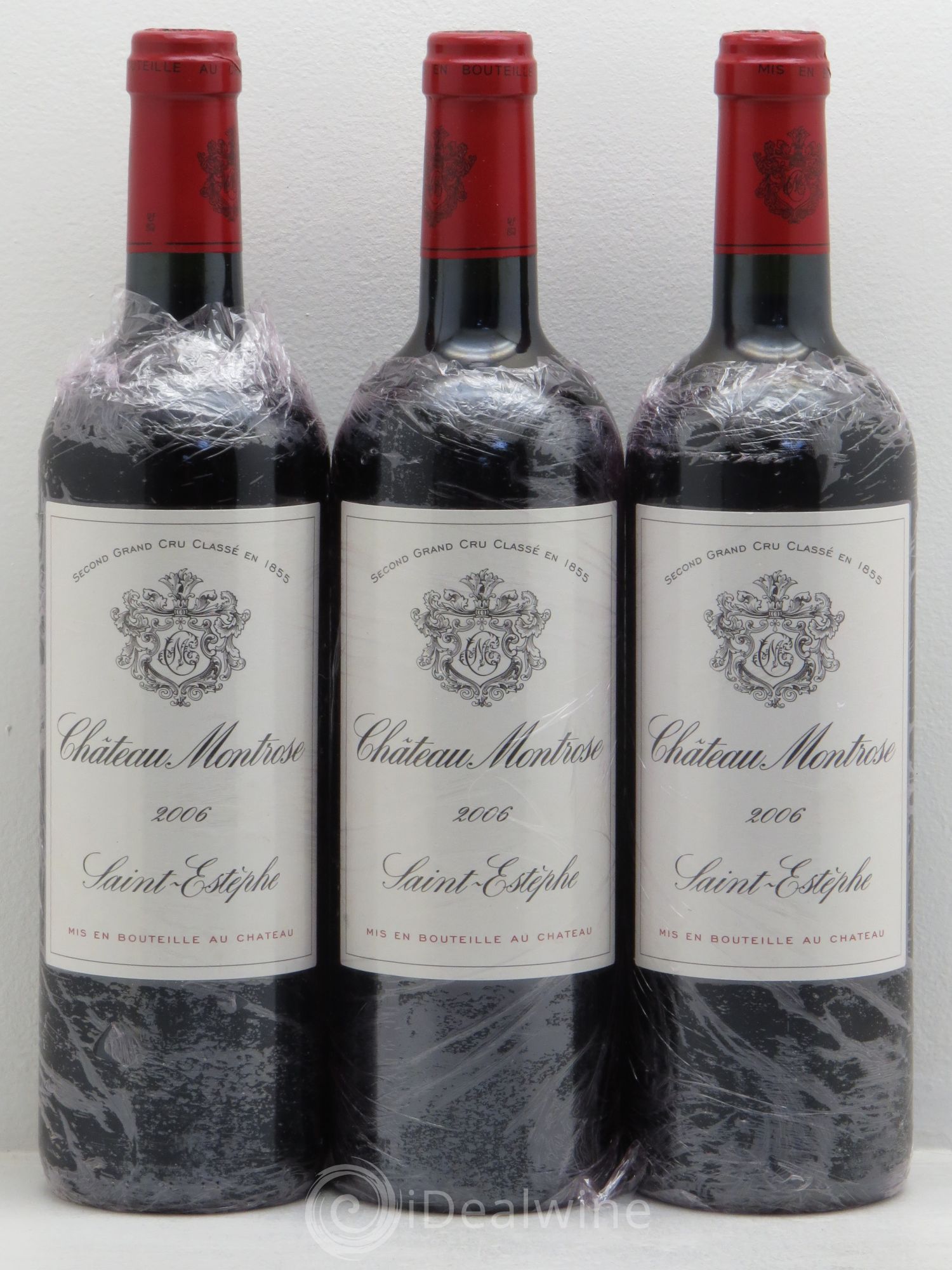 Château Montrose 2ème Grand Cru Classé 2006 - Lot de 3 bouteilles - 0