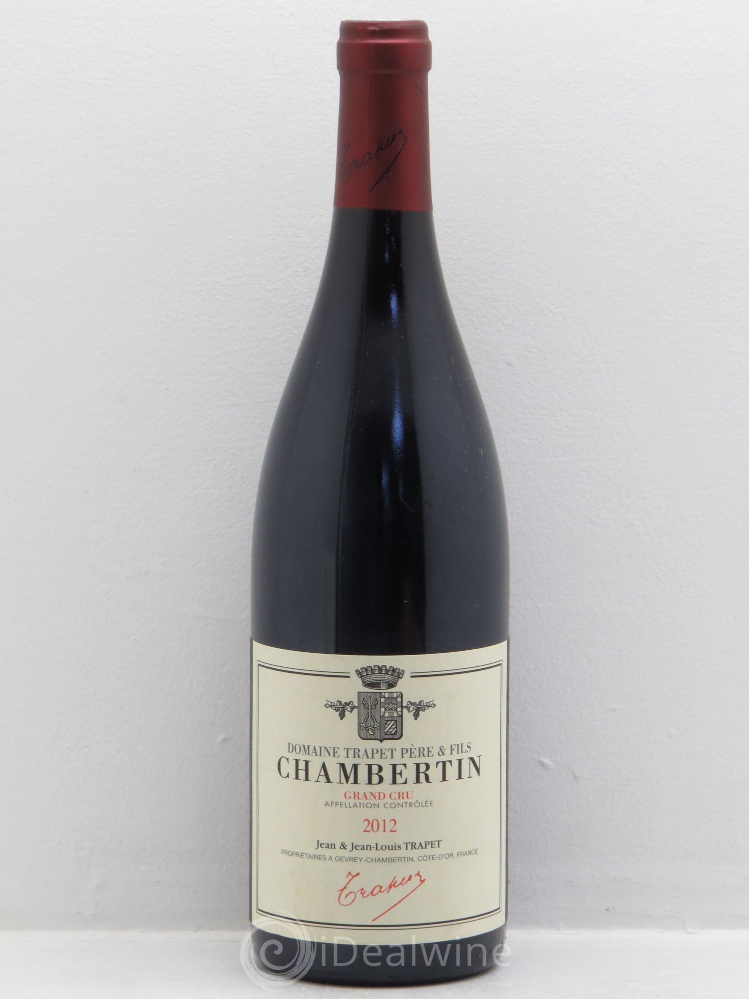 Chambertin Grand Cru Domaine Trapet 2012 - Lot de 1 bouteille - 0