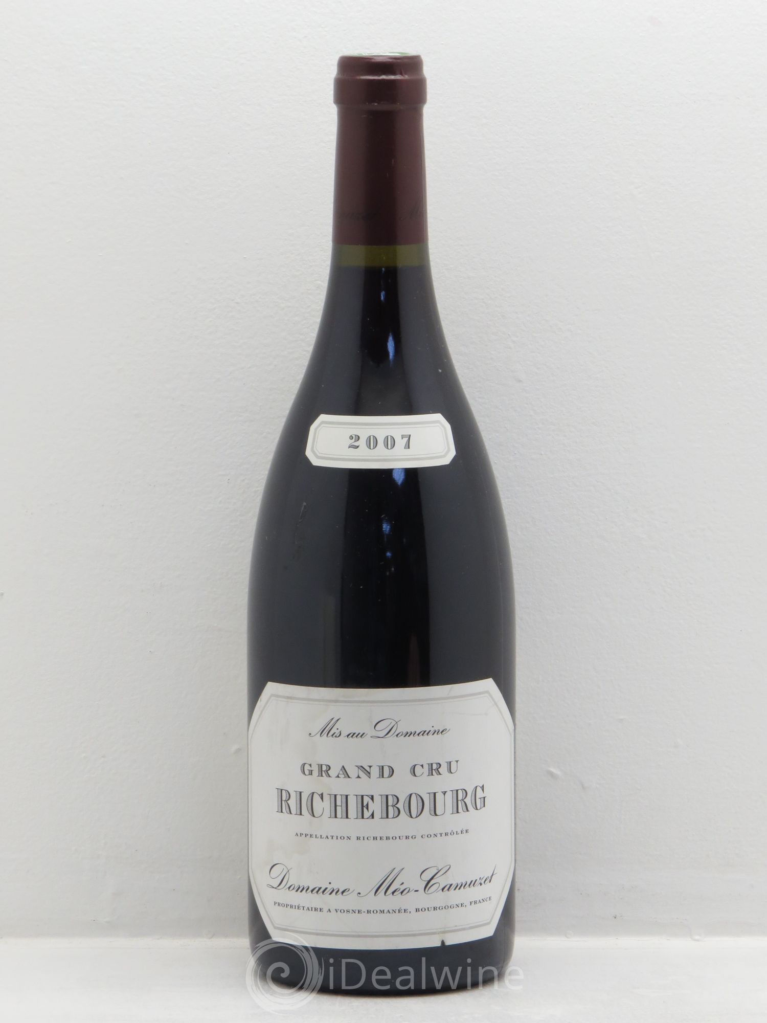 Richebourg Grand Cru Méo-Camuzet (Domaine) 2007 - Lot de 1 bouteille - 0